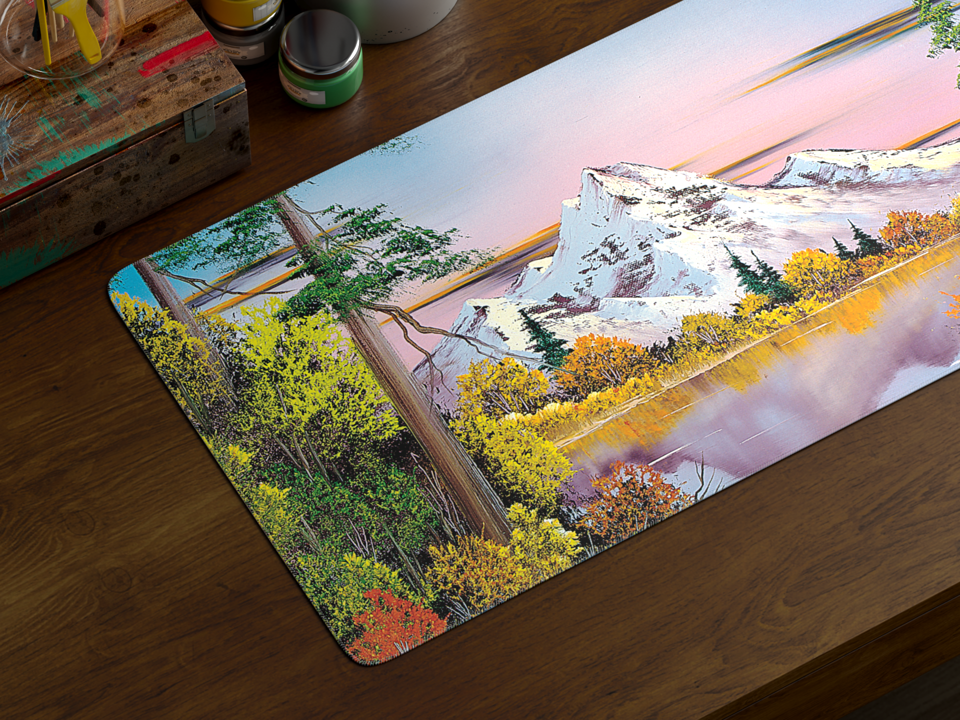 Bob Ross Deskmat - Pre-Order