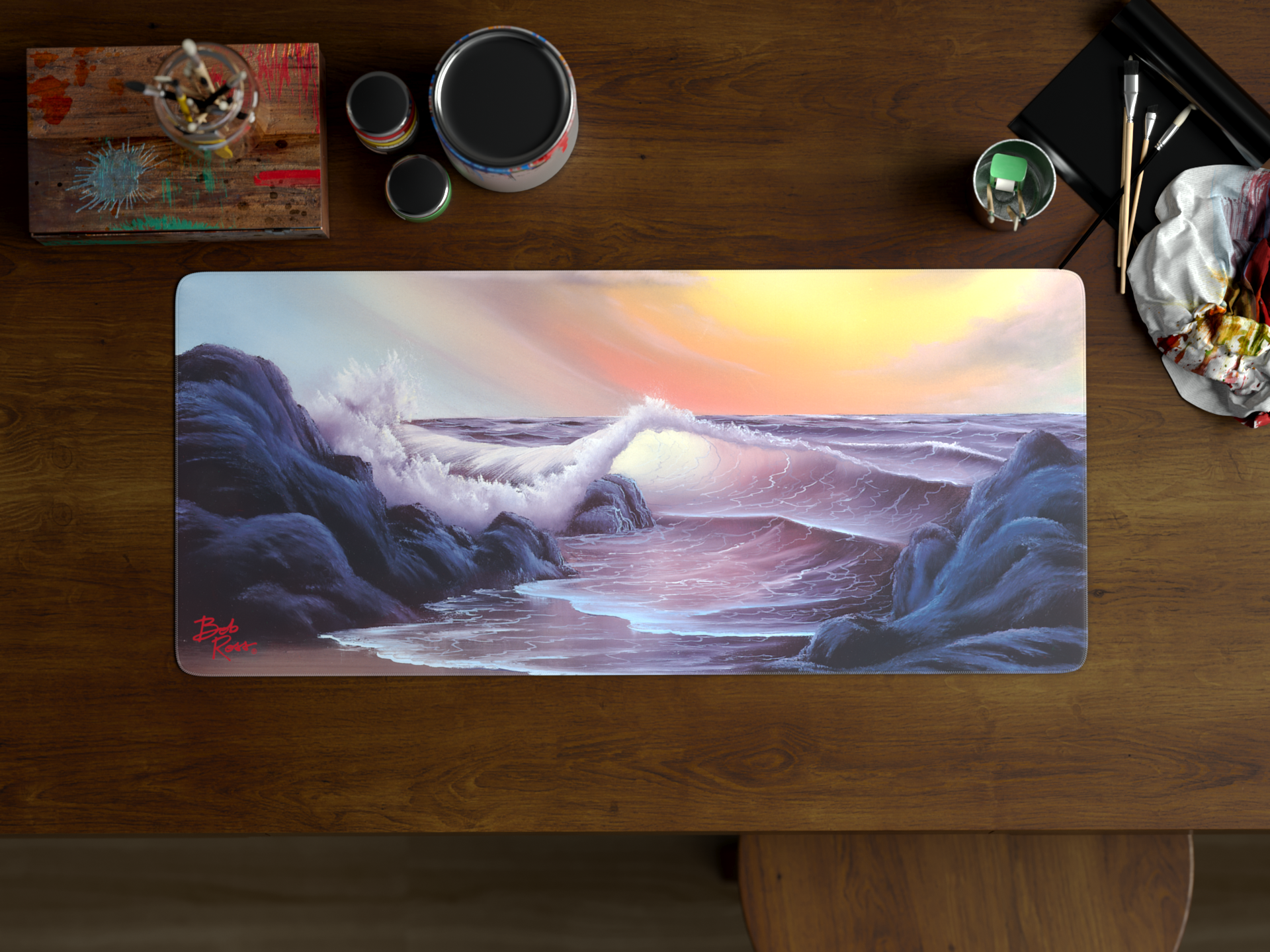 Bob Ross Deskmat - Pre-Order