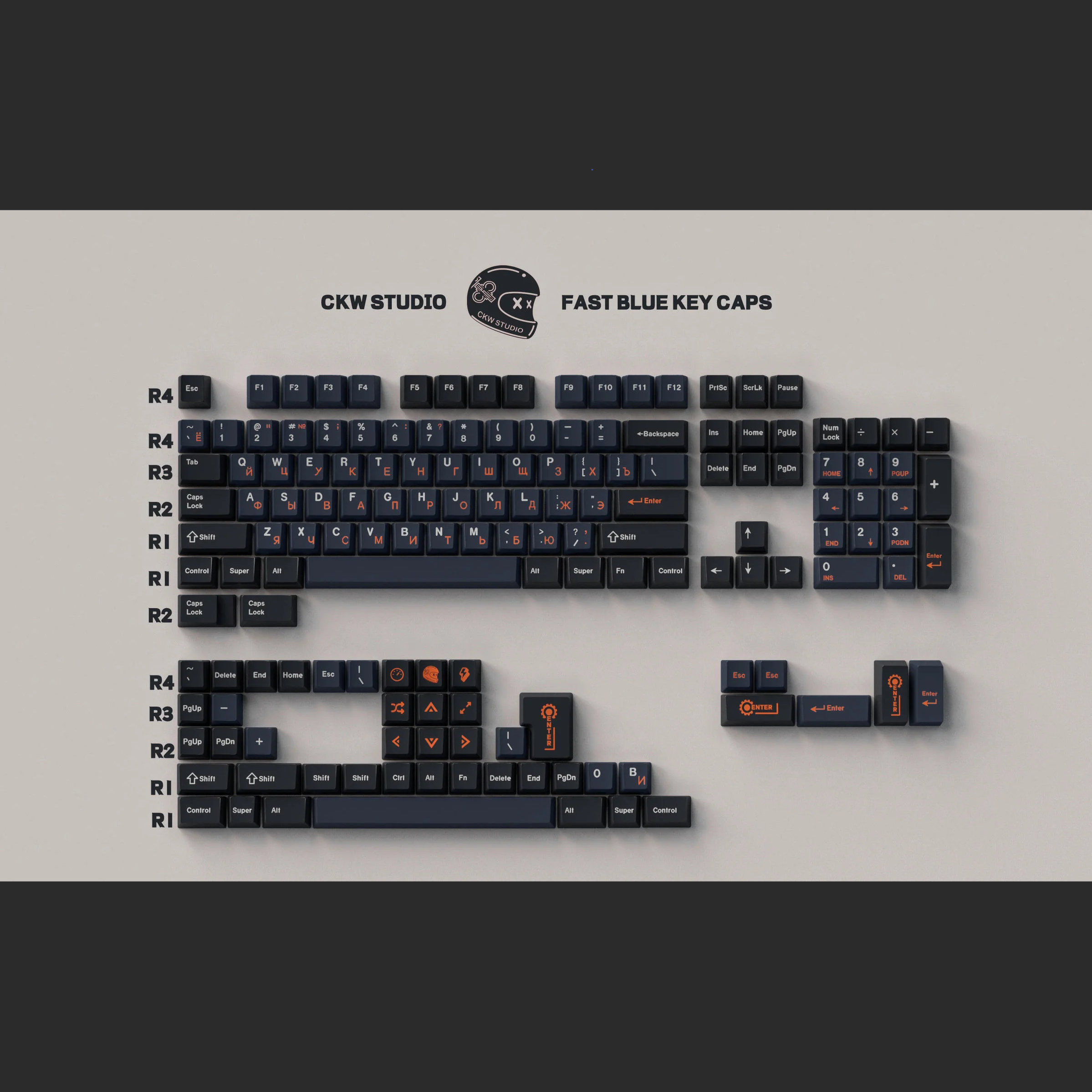 Group-Buy Fast Blue PBT Keycaps