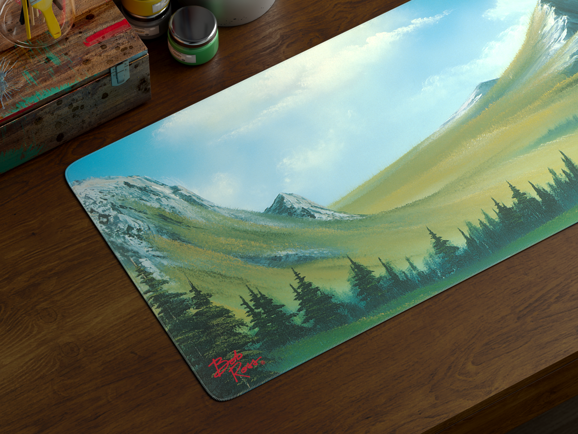 Bob Ross Deskmat - Pre-Order