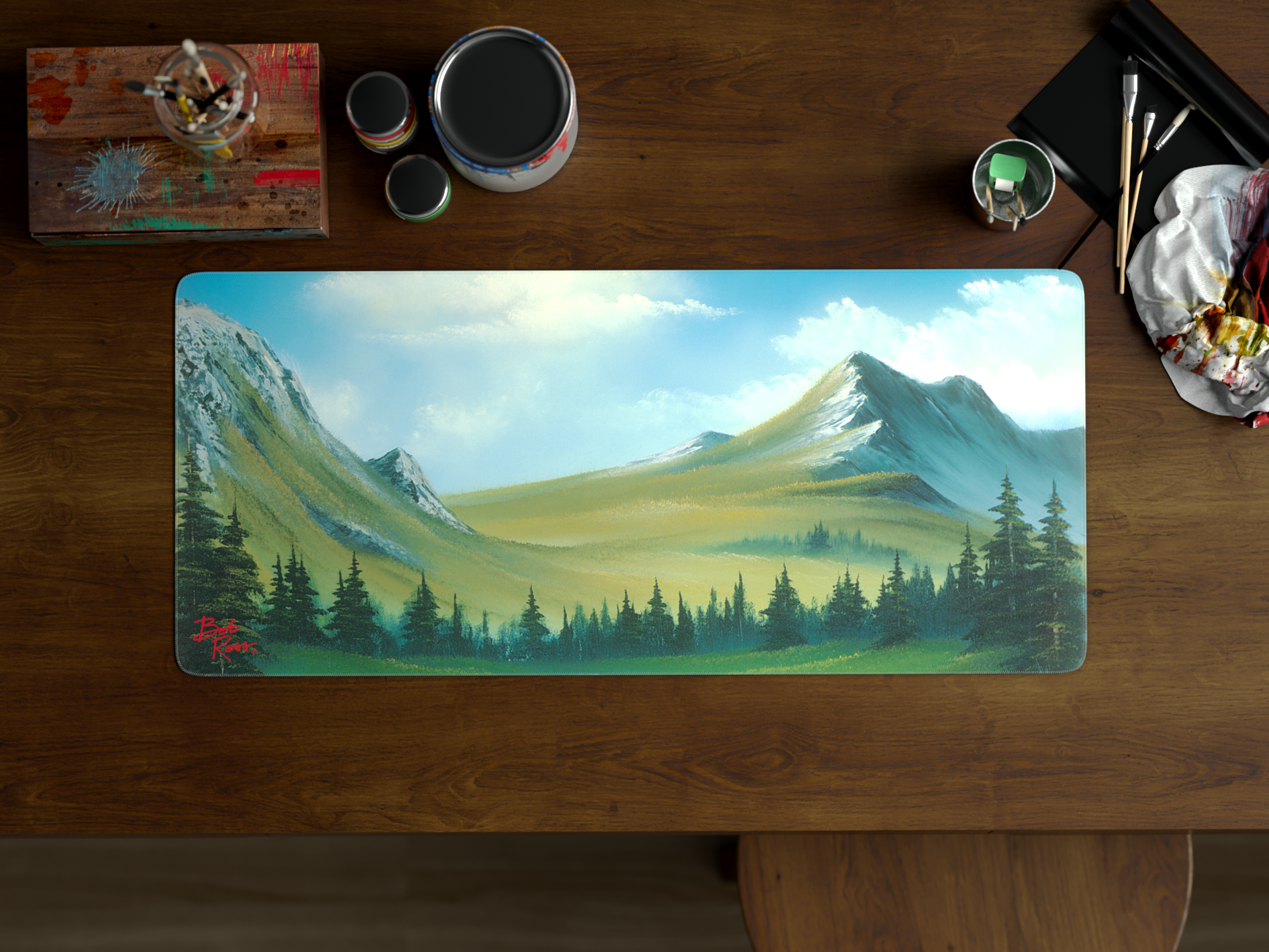 Bob Ross Deskmat - Pre-Order