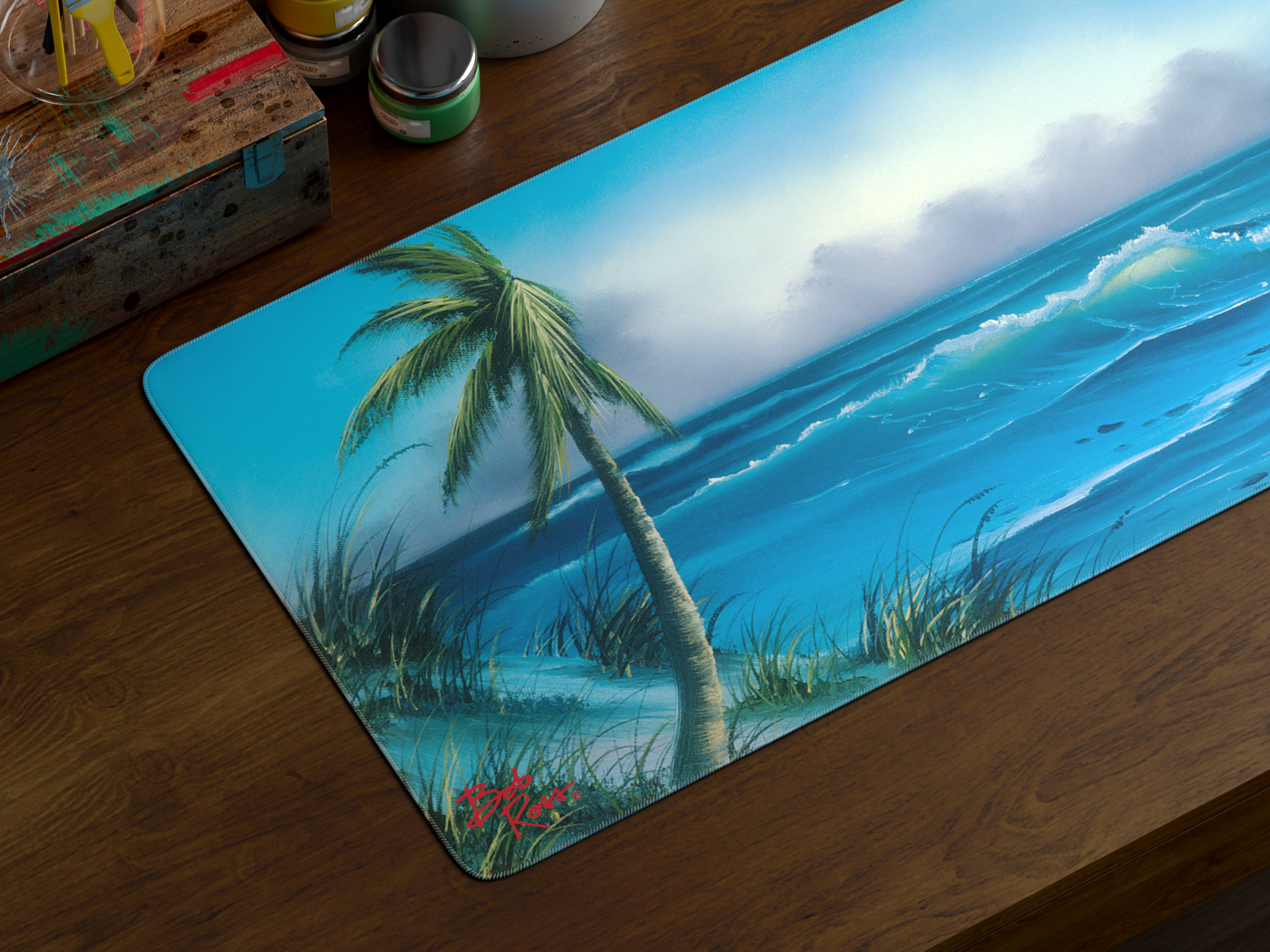 Bob Ross Deskmat - Pre-Order