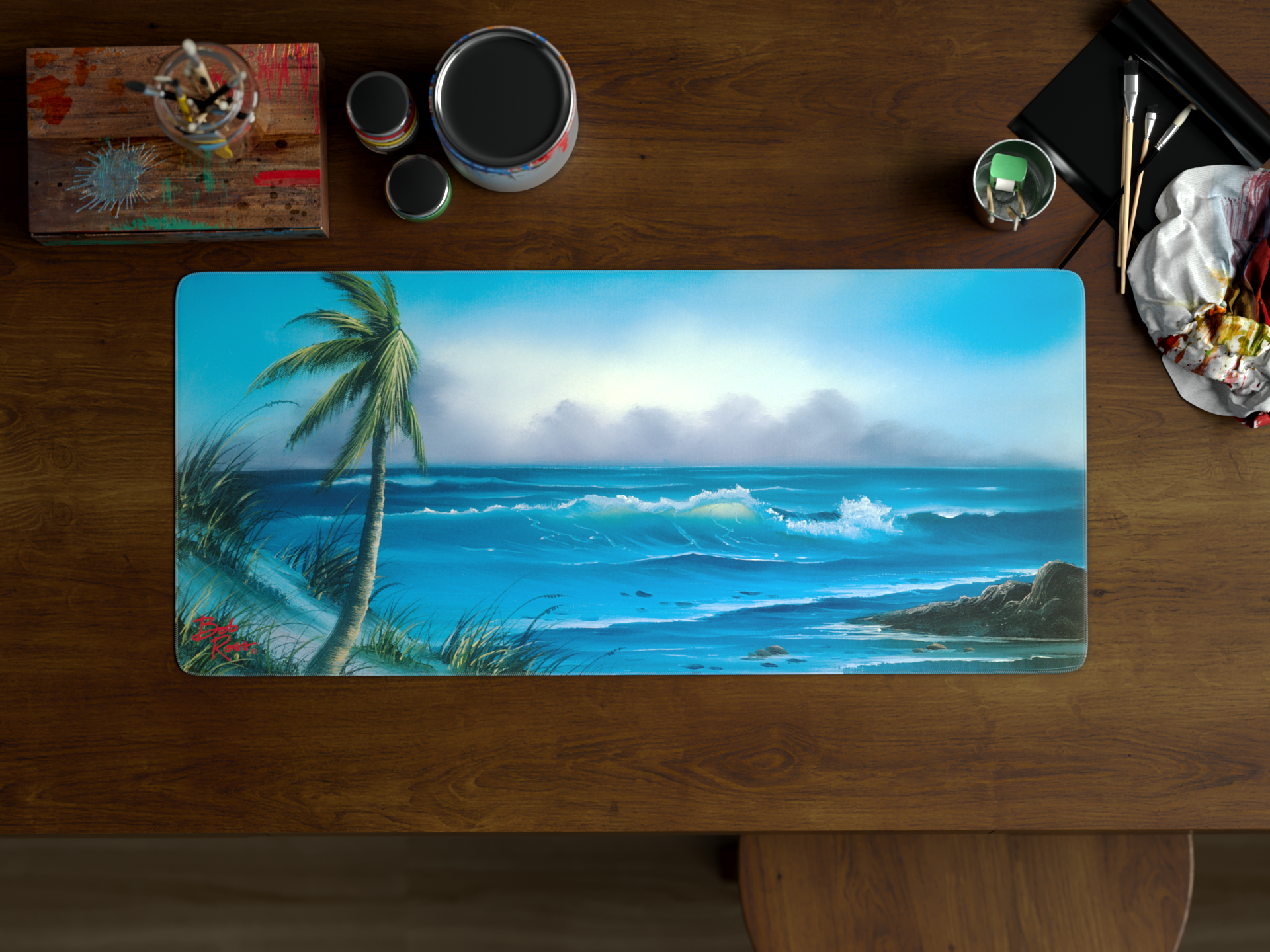 Bob Ross Deskmat - Pre-Order