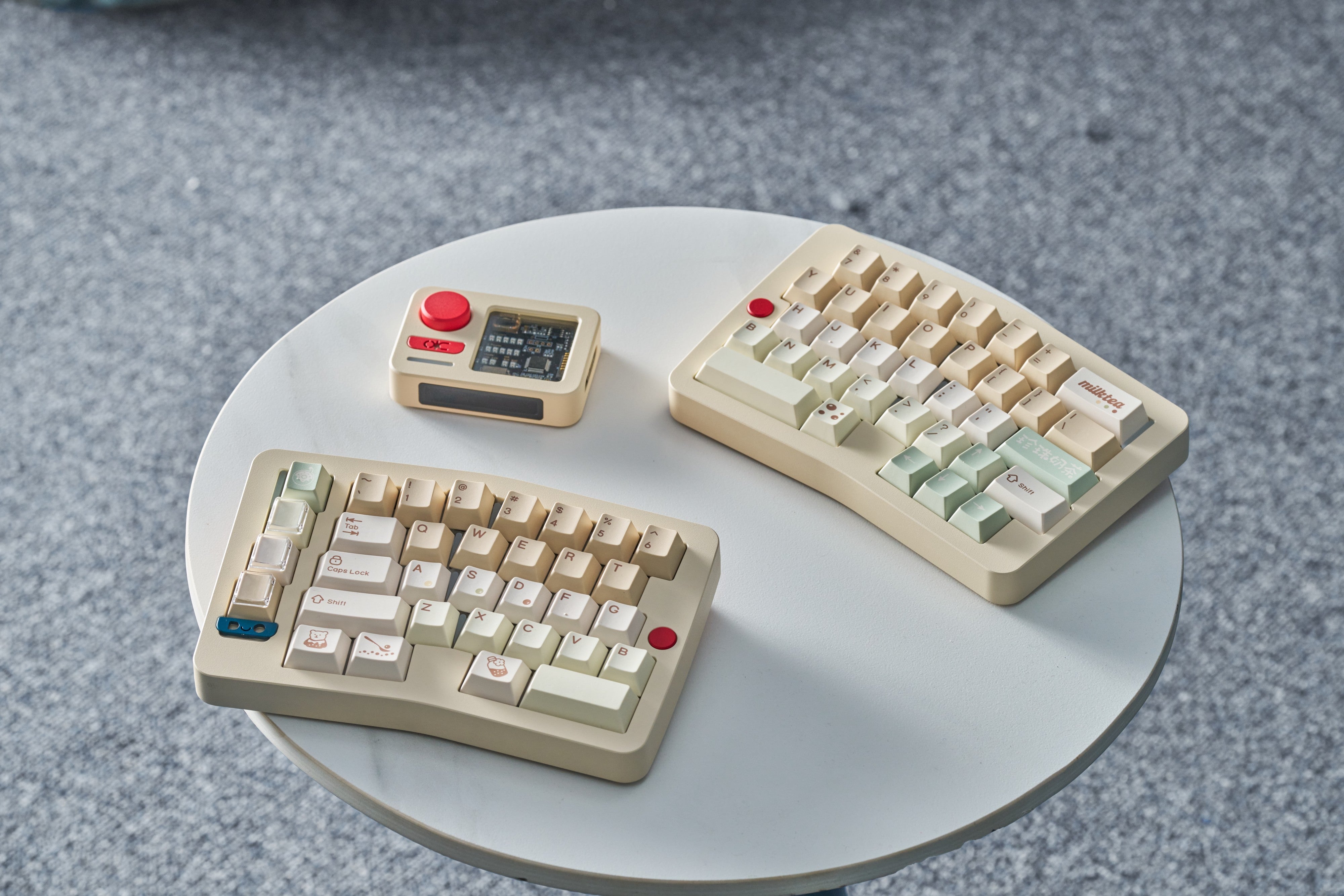 QK Pearl Milk Tea Keycap - Pre-Order