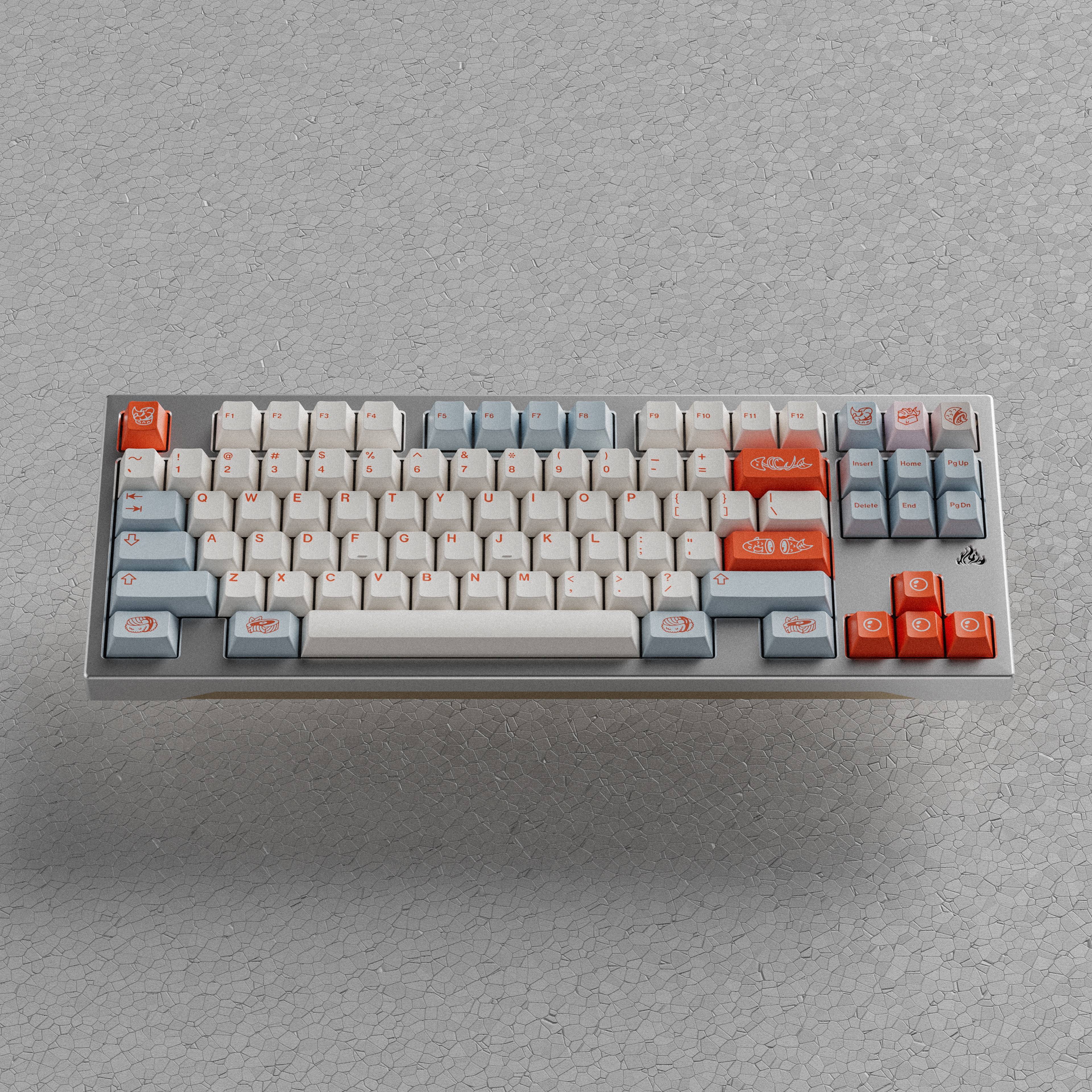 Salmon Reborn R2 Keycaps