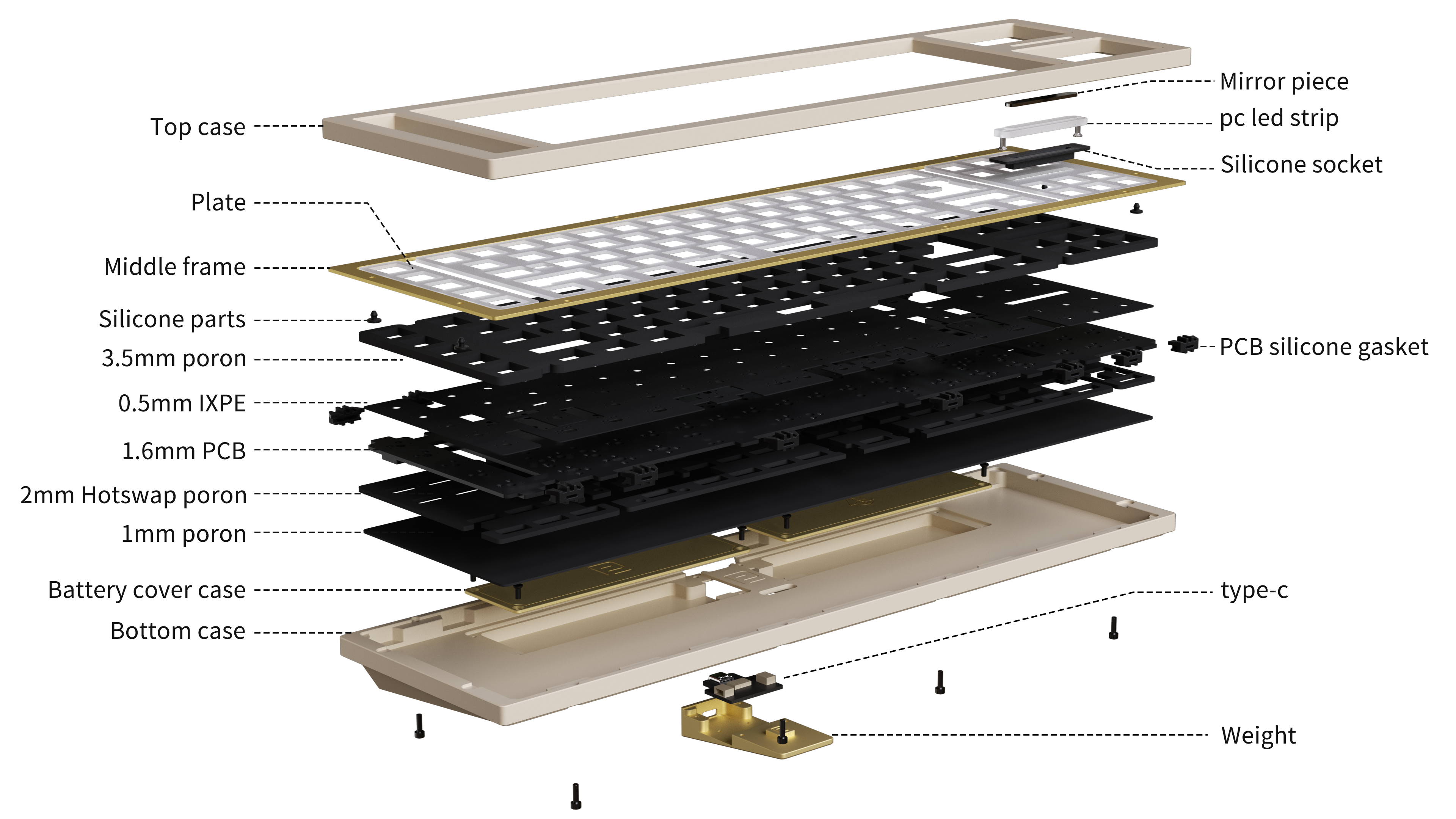 DR-70F Keyboard Kit