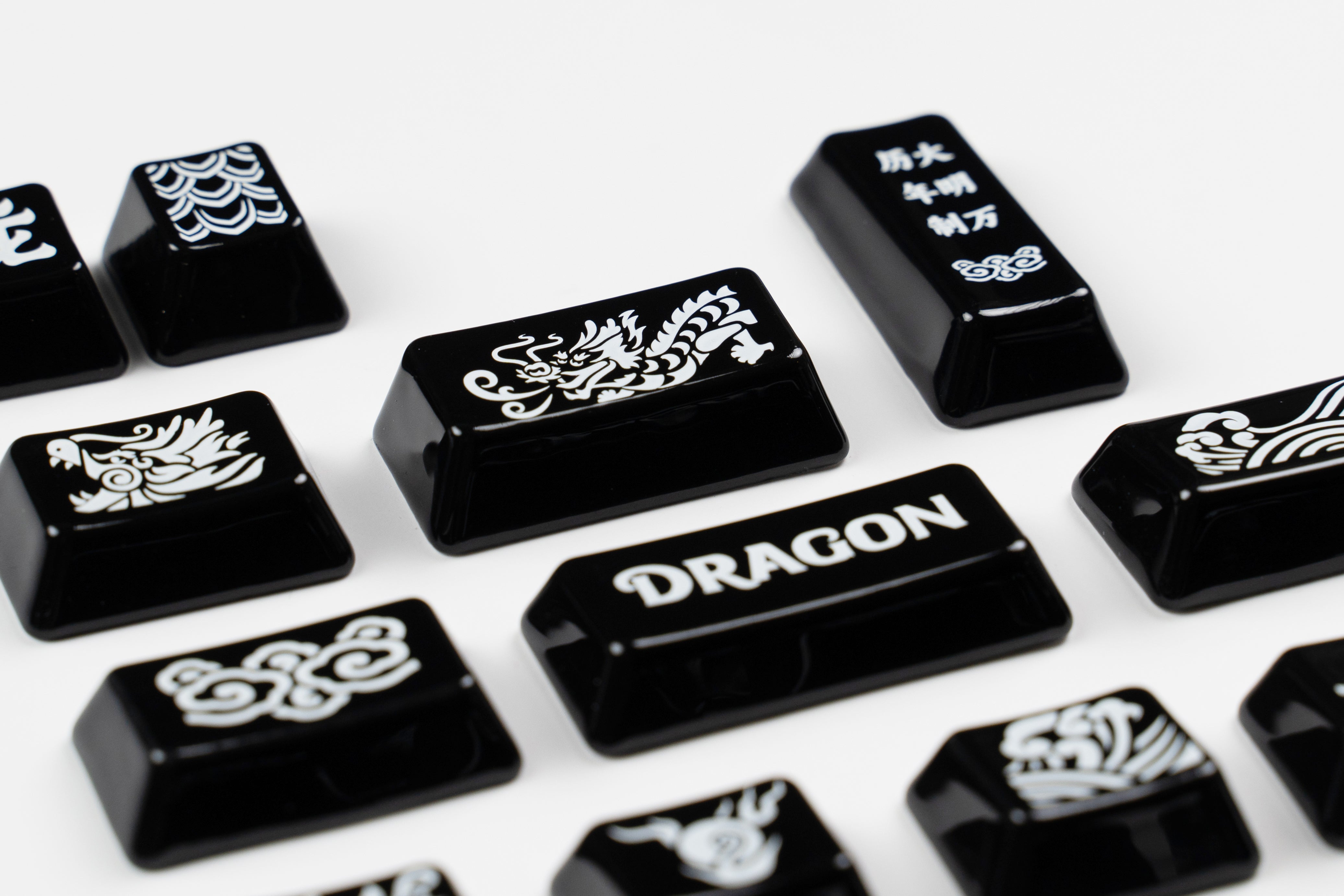 Cerakey Dragon Novelty Ceramic Keycap Set - Pre-Order