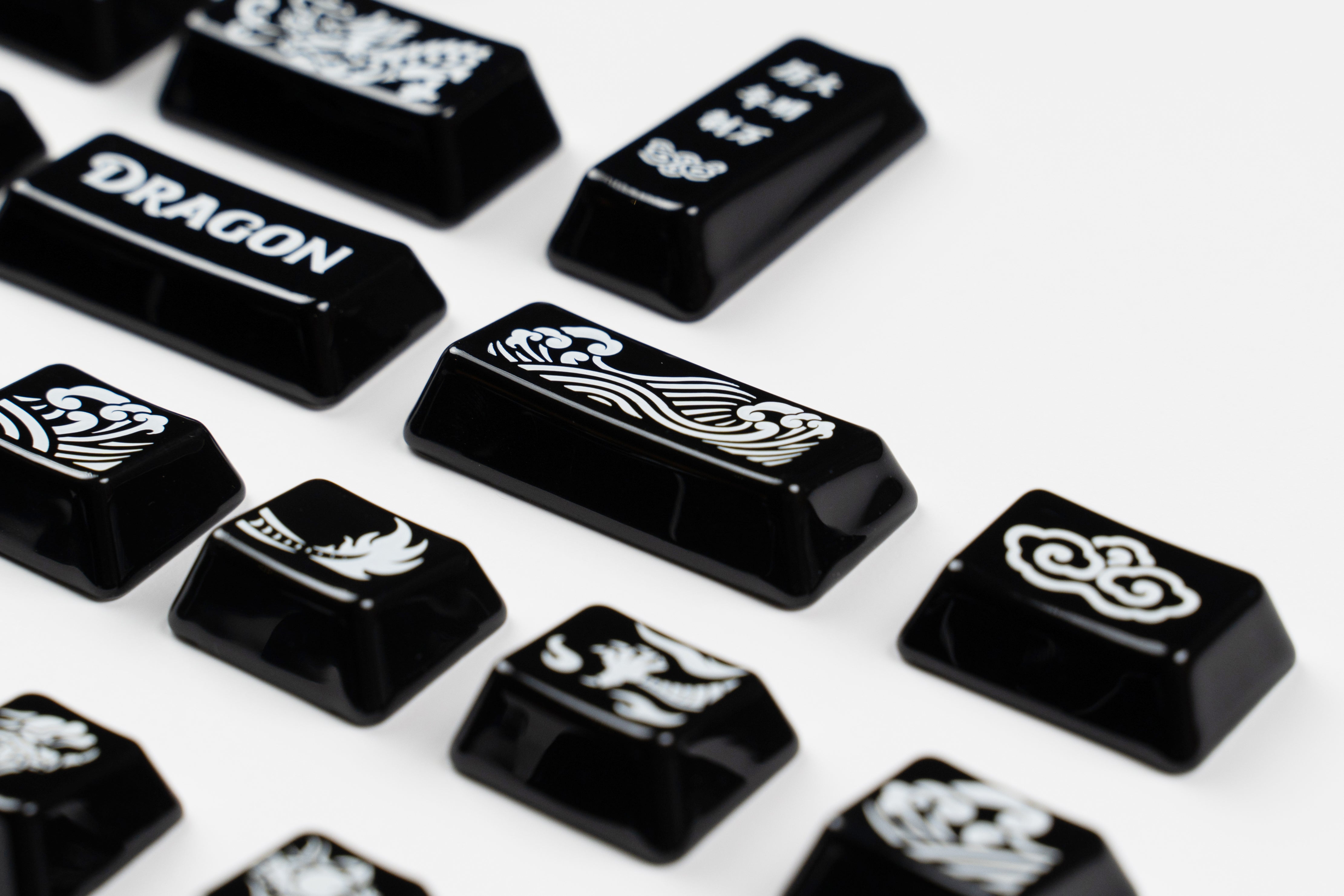 Cerakey Dragon Novelty Ceramic Keycap Set - Pre-Order