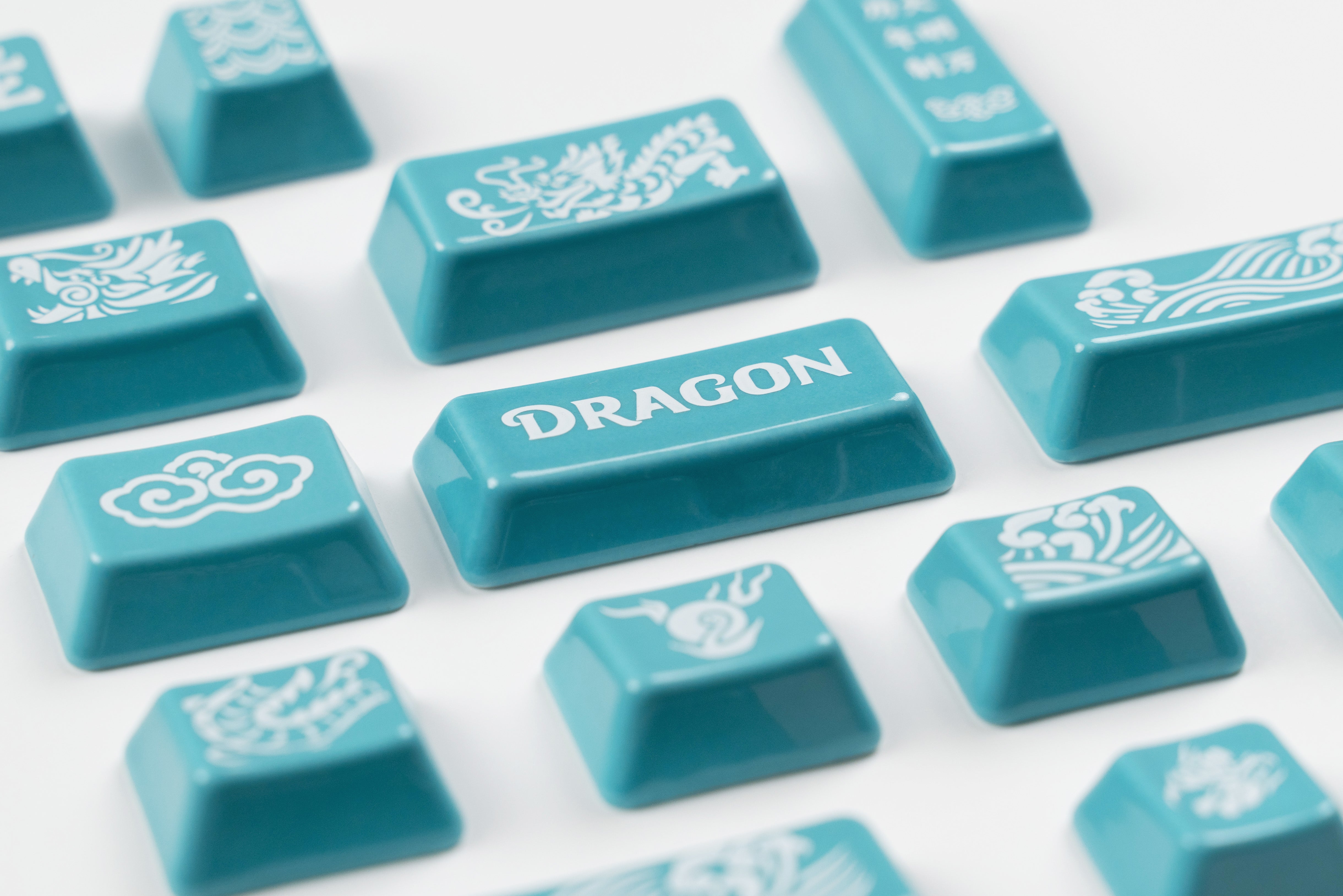 Cerakey Dragon Novelty Ceramic Keycap Set - Pre-Order