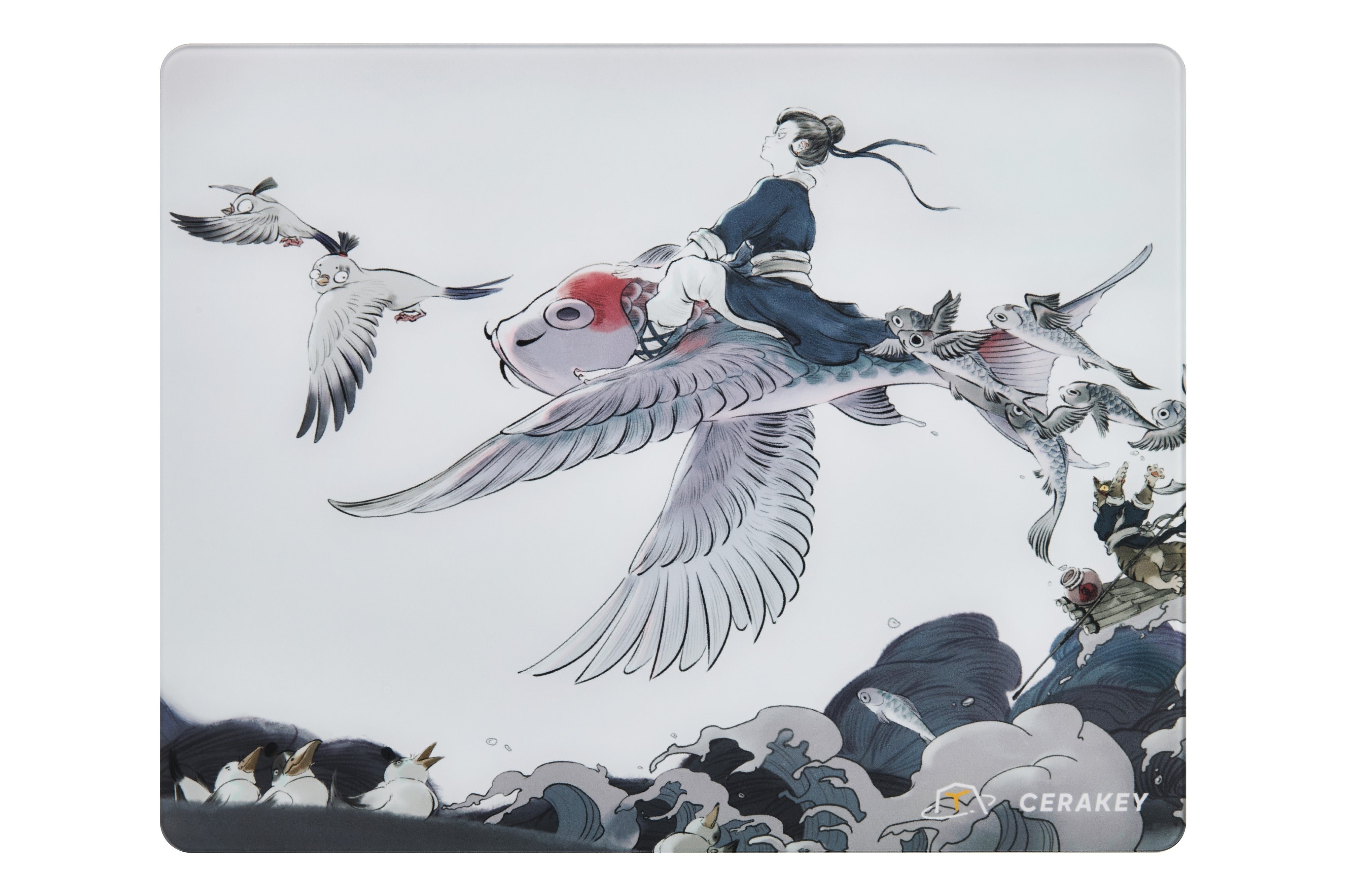 Cerakey X San Yan: Artistic Glass Mousepad - Pre-Order