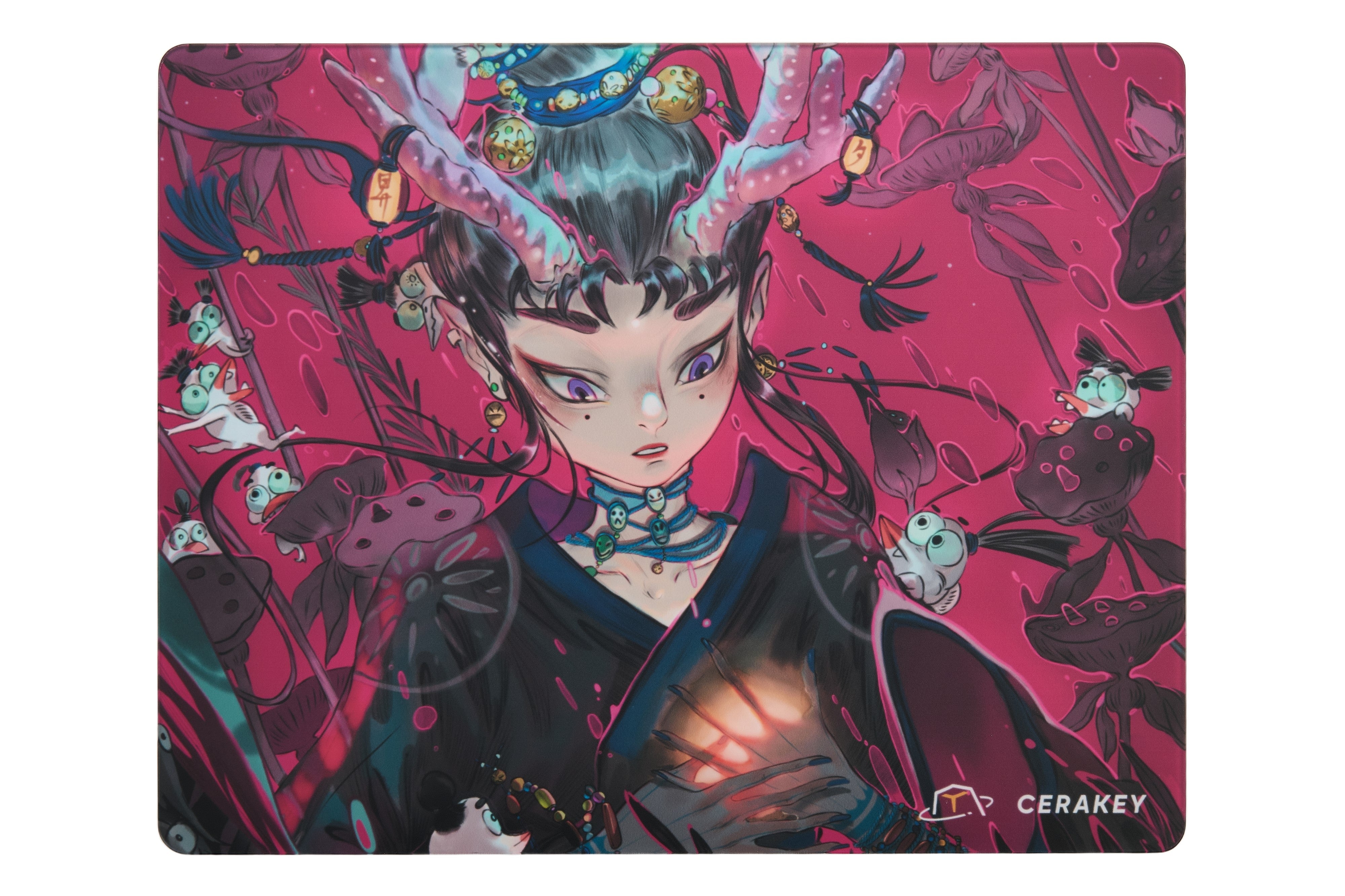 Cerakey X San Yan: Artistic Glass Mousepad - Pre-Order