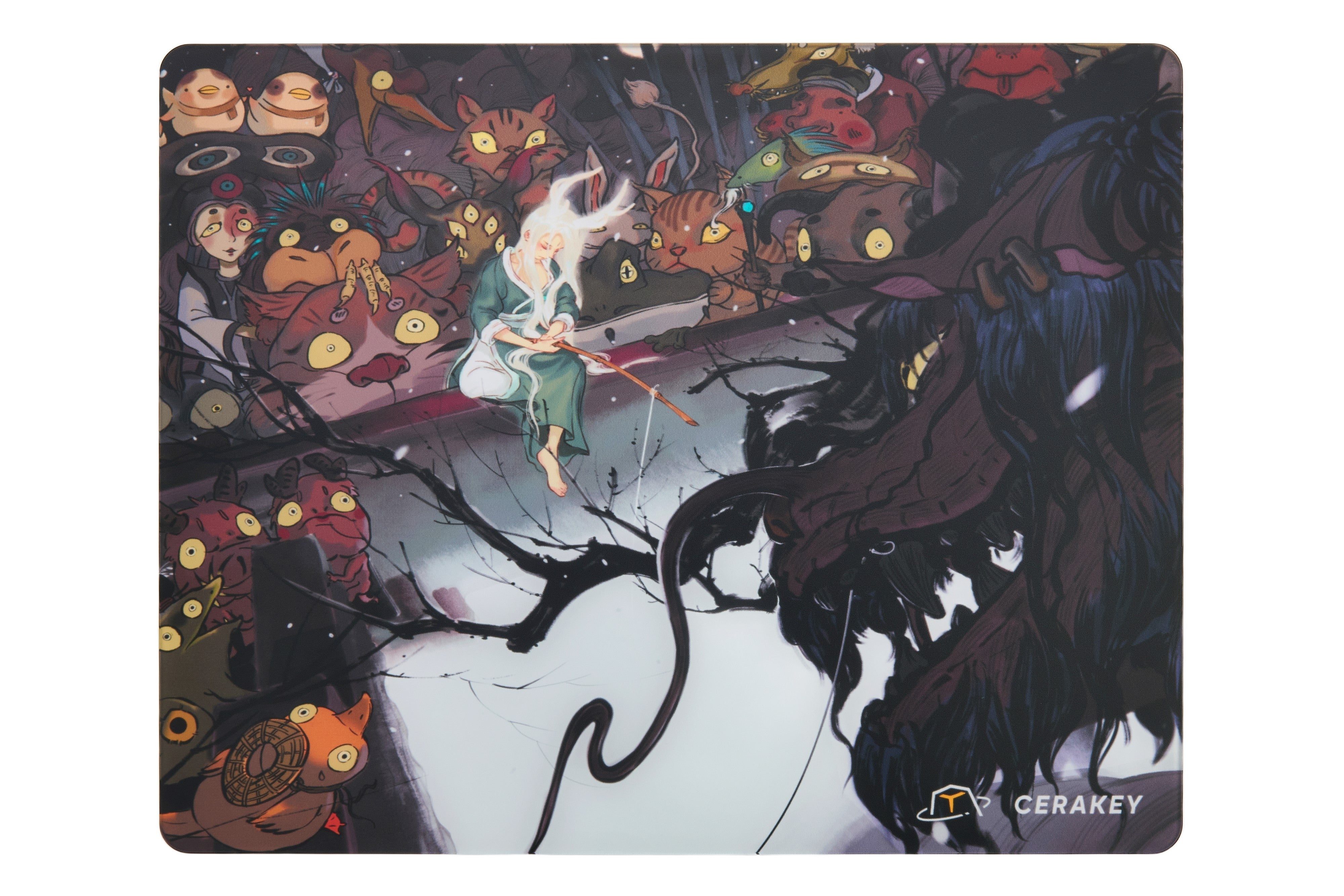Cerakey X San Yan: Artistic Glass Mousepad - Pre-Order