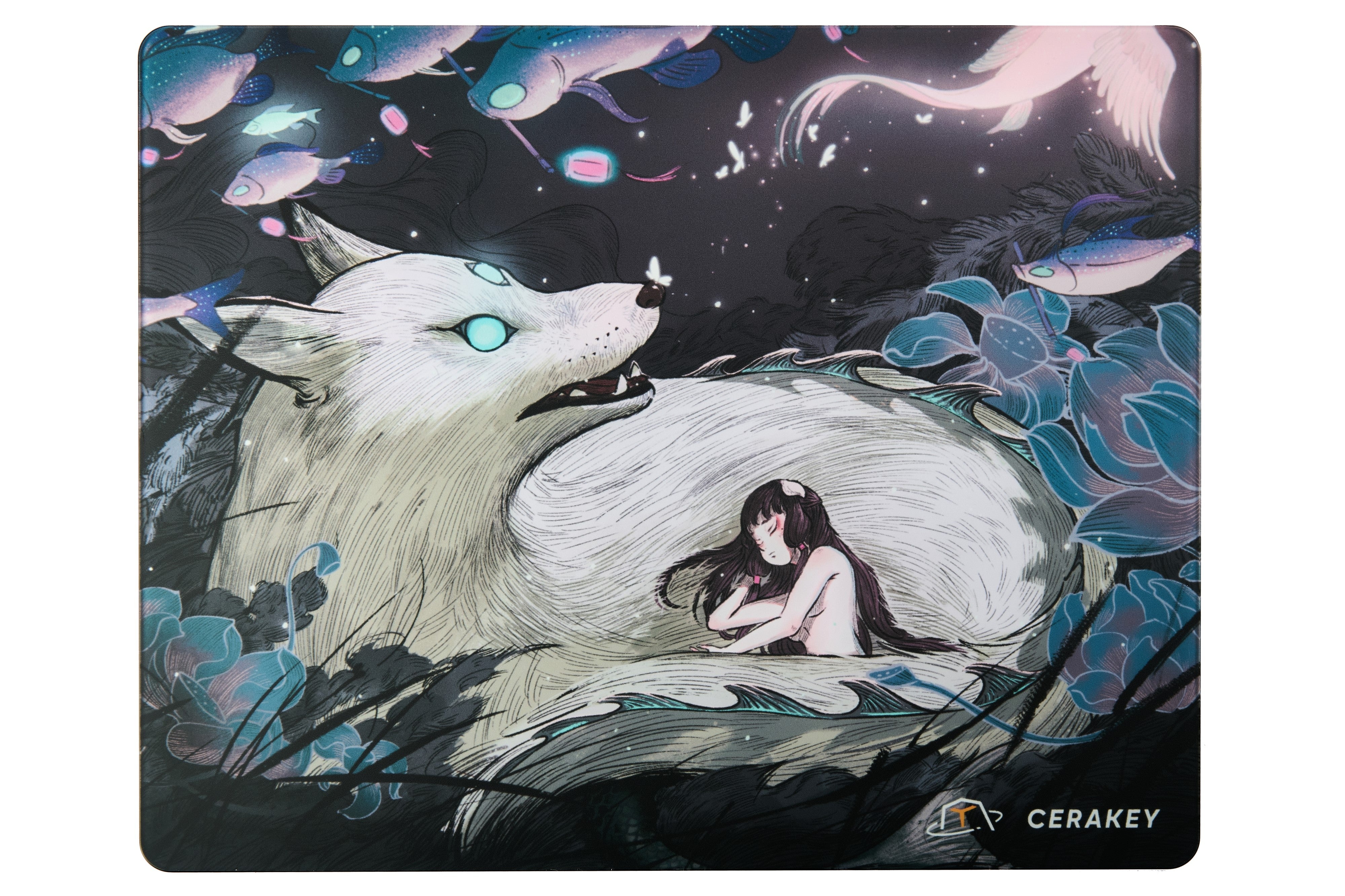 Cerakey X San Yan: Artistic Glass Mousepad - Pre-Order