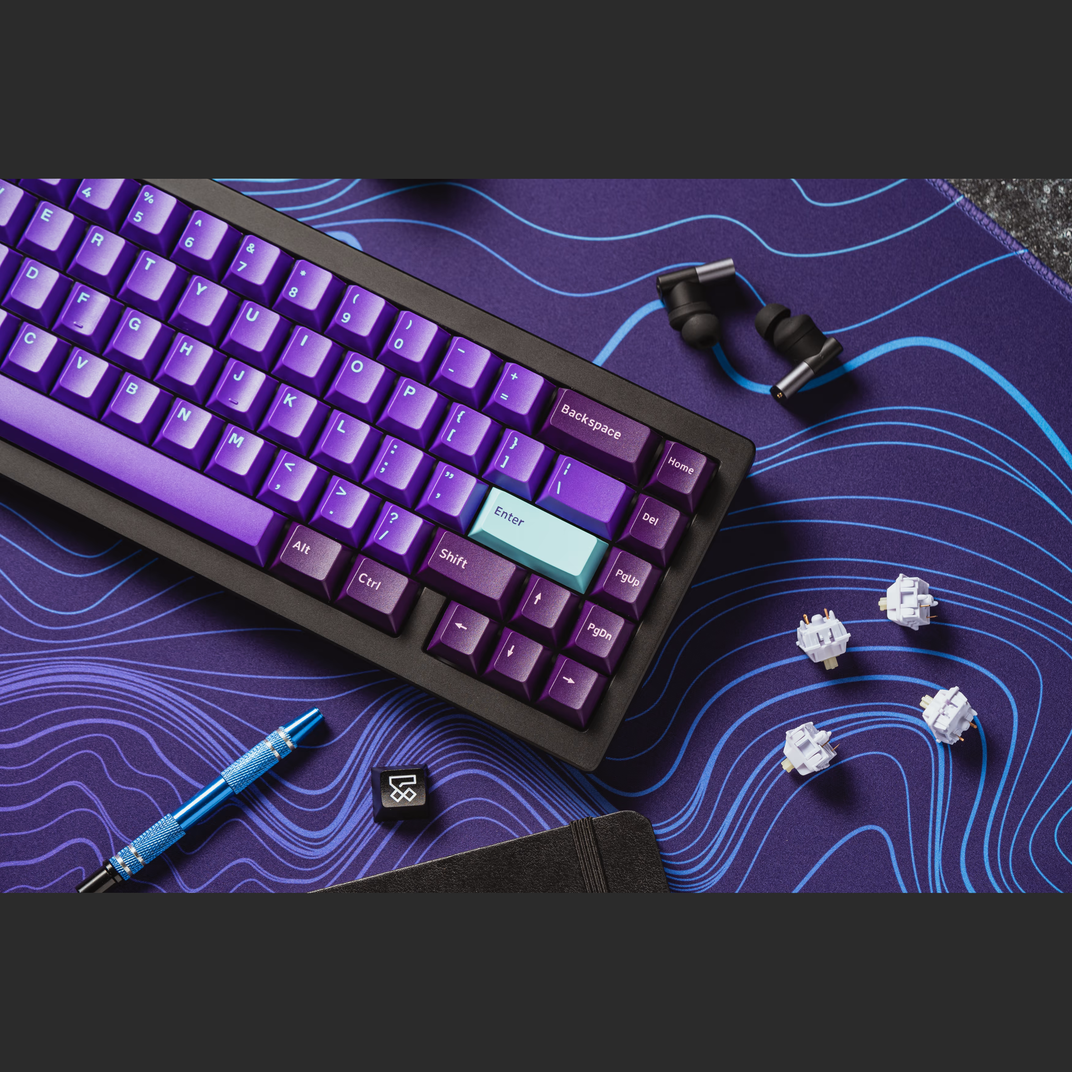 Kinetic Labs Galaxy PBT Keycaps