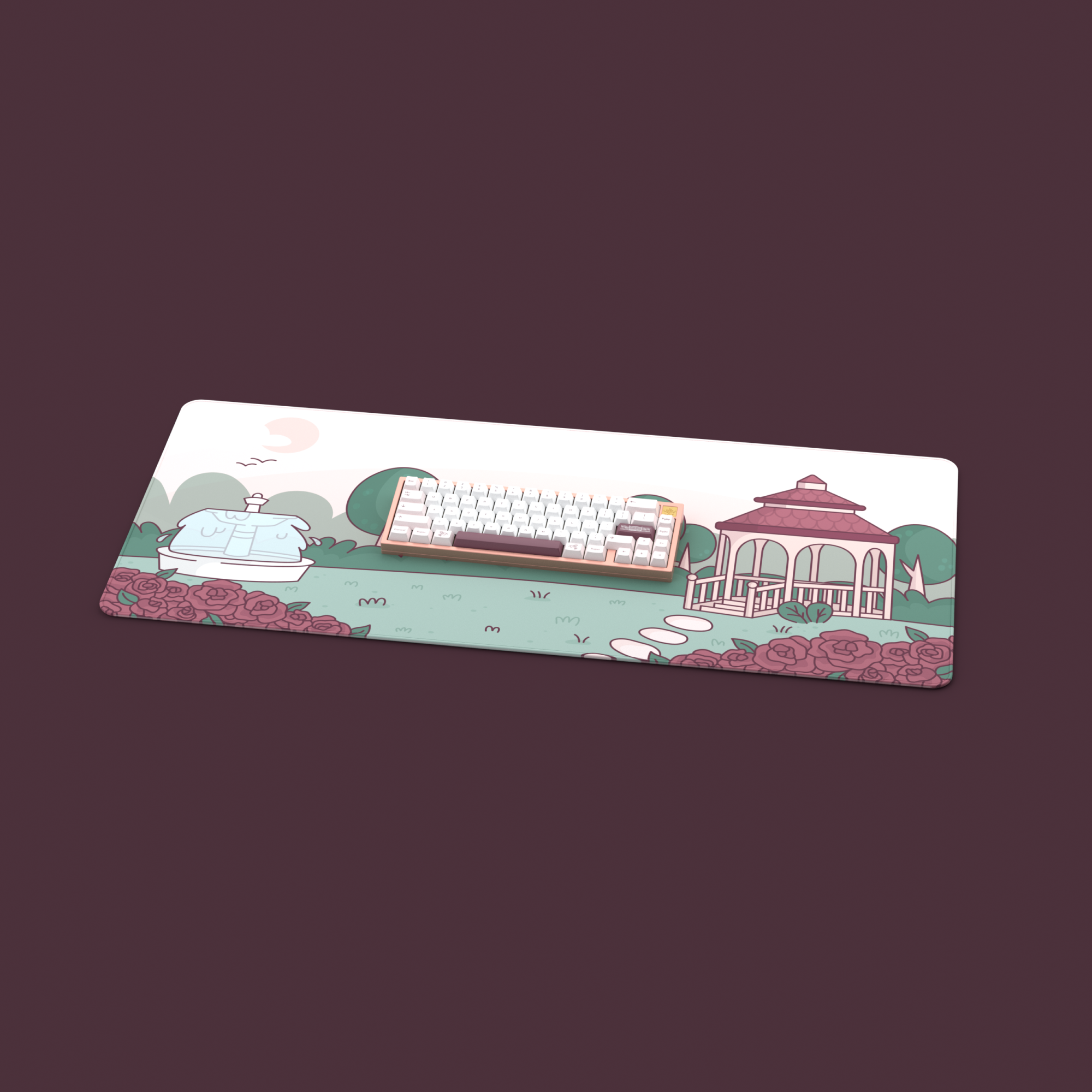 Pre-Order Rosewater Keycaps