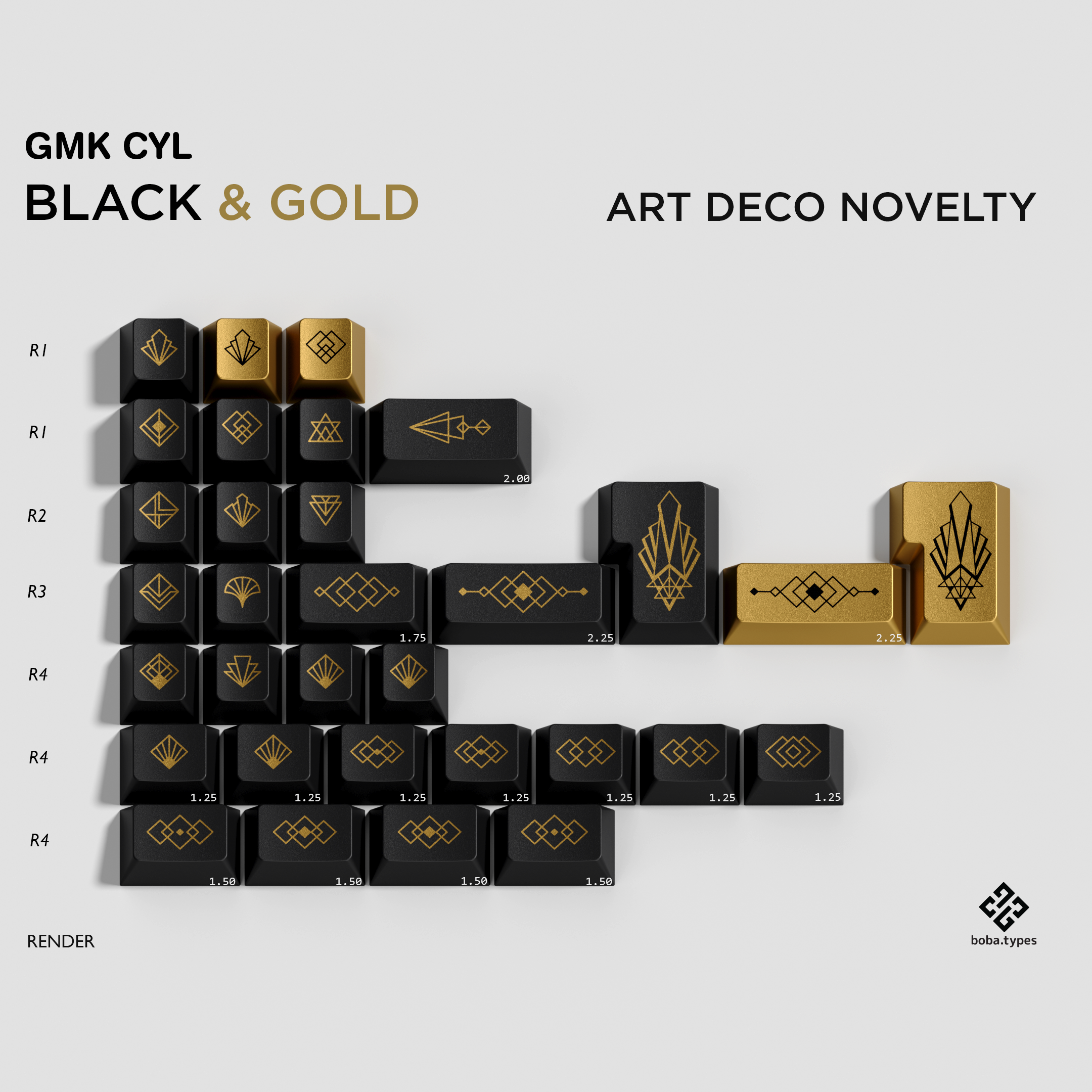 GMK Black and Gold