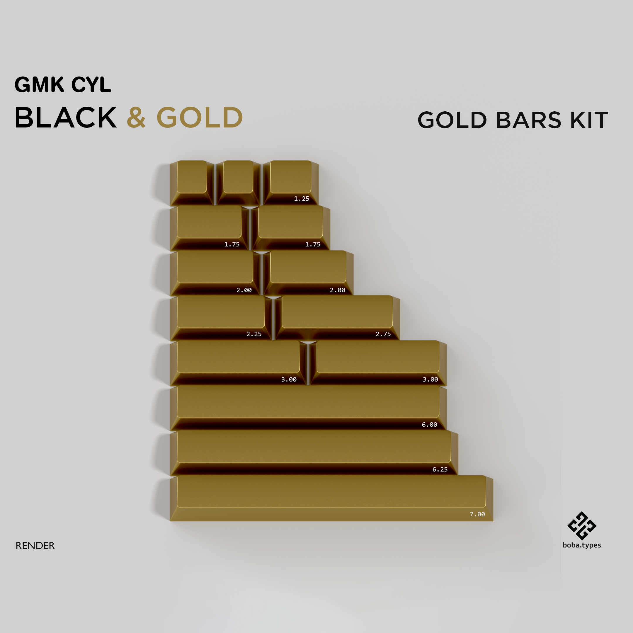GMK Black and Gold