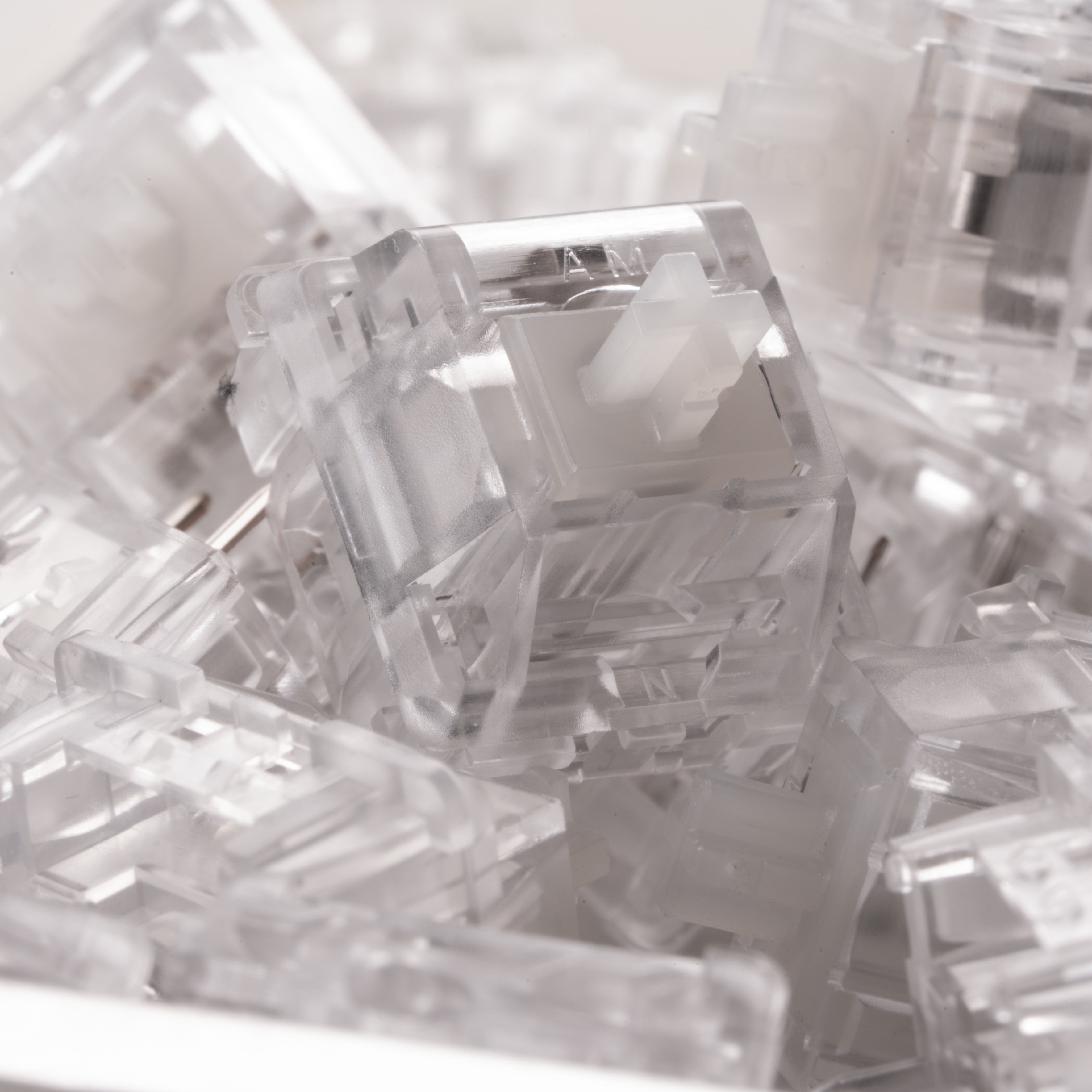 AM Icy Silver Pro Switch by Angry Miao Group-Buy