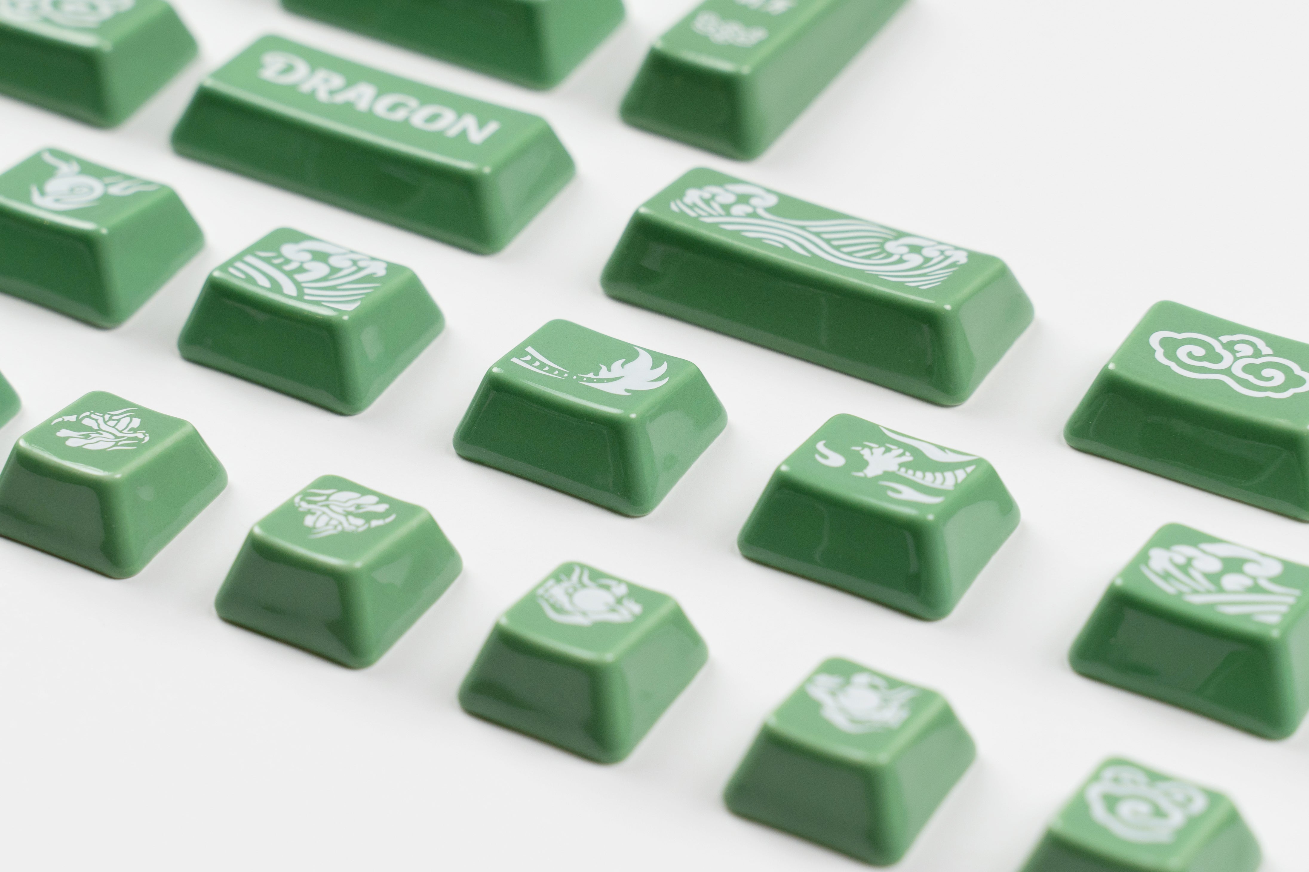 Cerakey Dragon Novelty Ceramic Keycap Set - Pre-Order