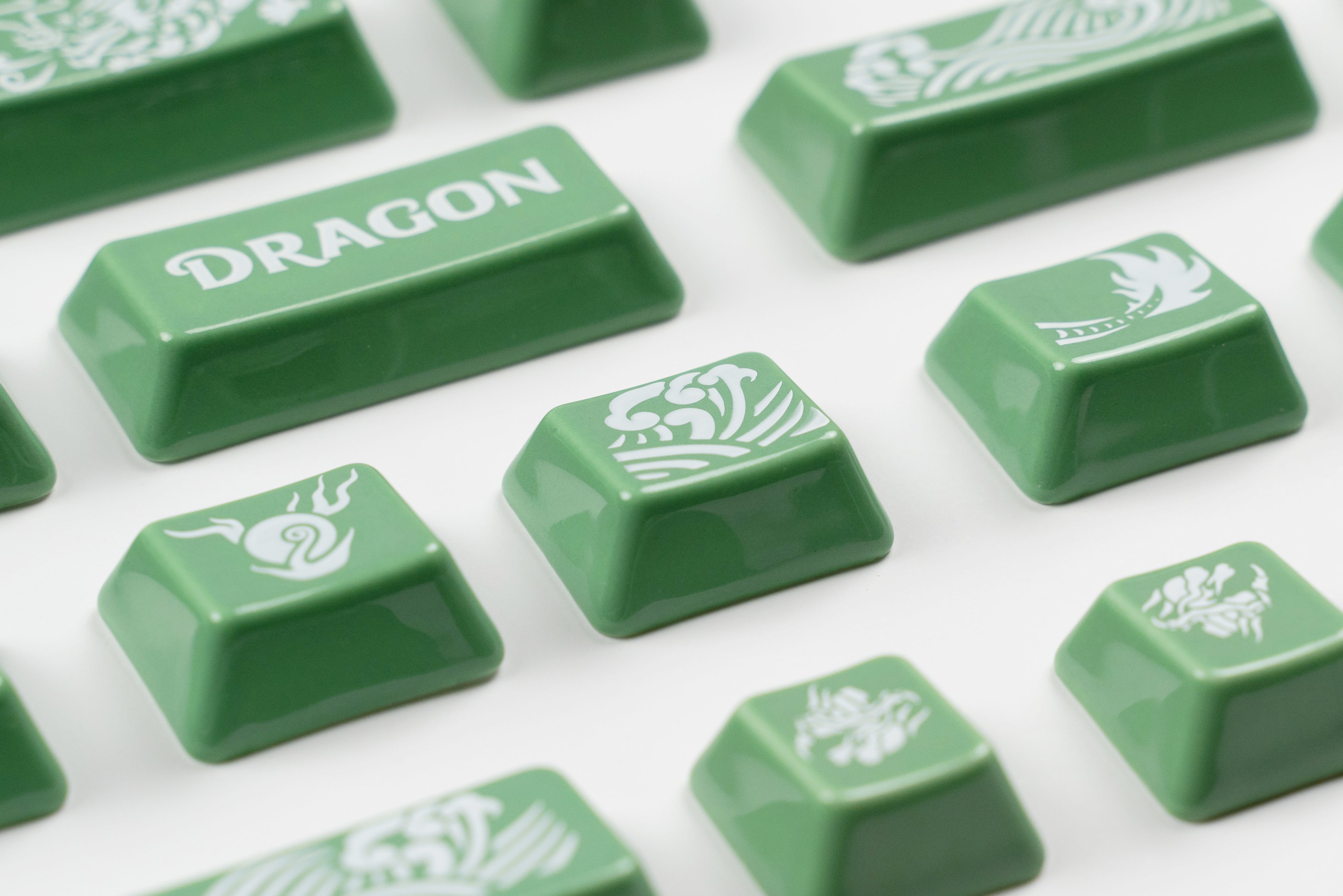 Cerakey Dragon Novelty Ceramic Keycap Set - Pre-Order