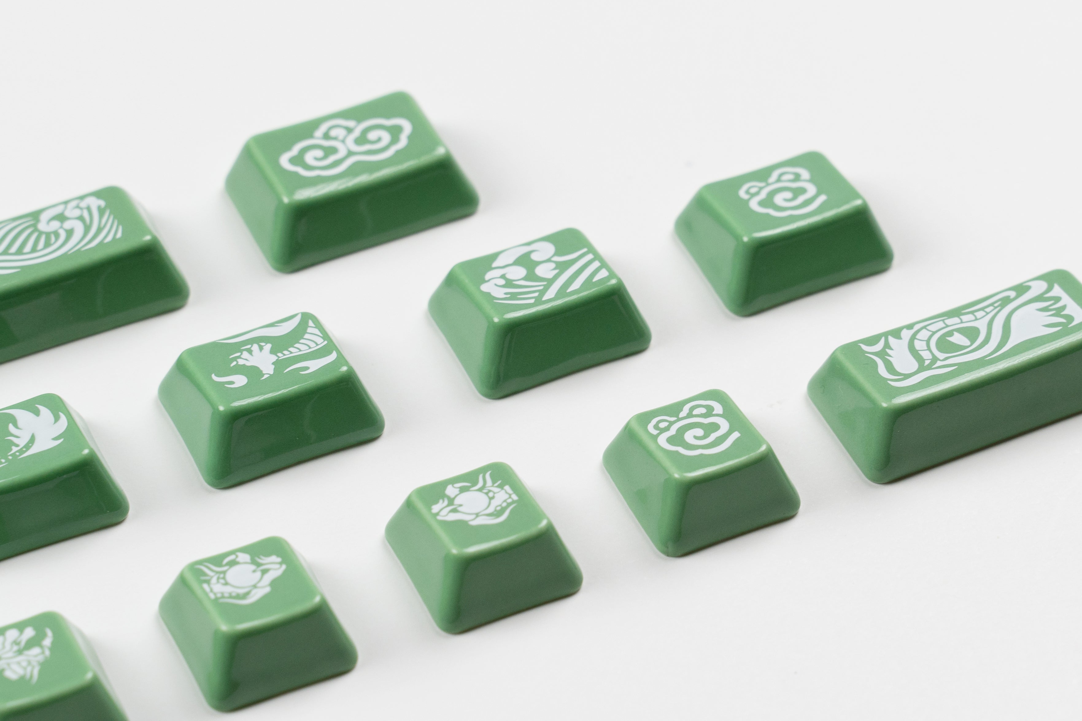 Cerakey Dragon Novelty Ceramic Keycap Set - Pre-Order