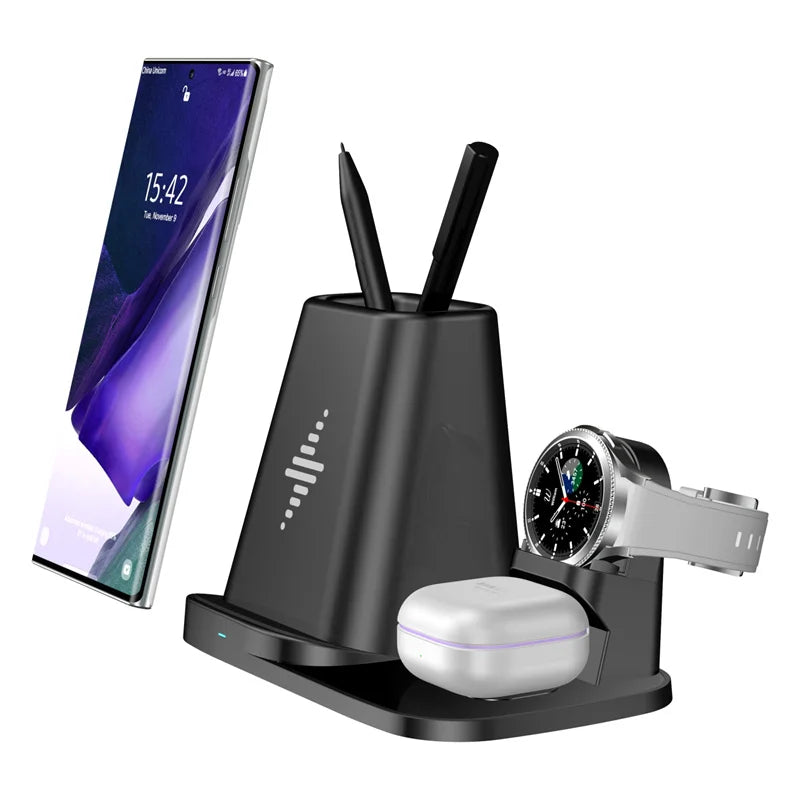 3 in 1 Desktop Wireless Charger Station