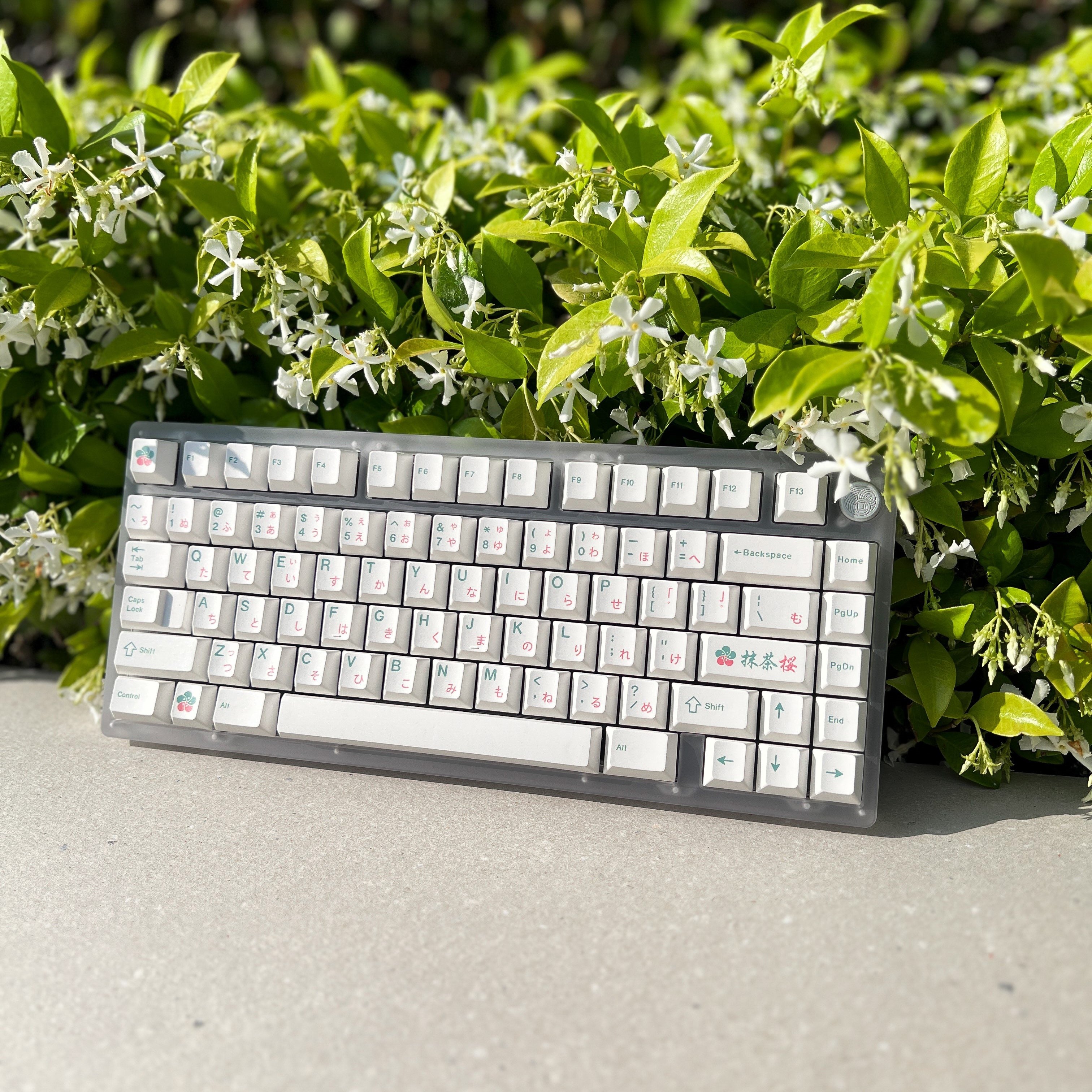 XMI Matcha Sakura Keycaps