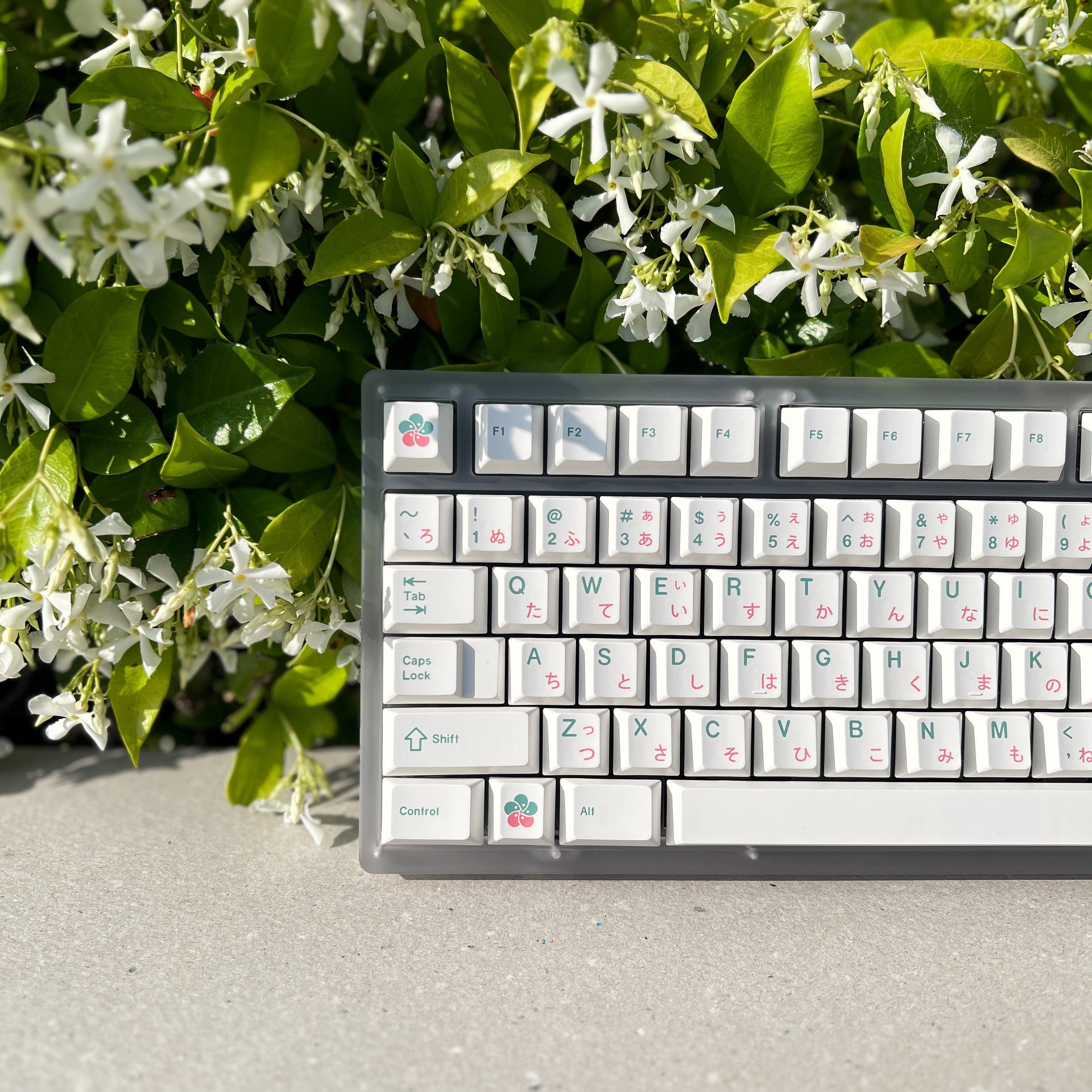 XMI Matcha Sakura Keycaps