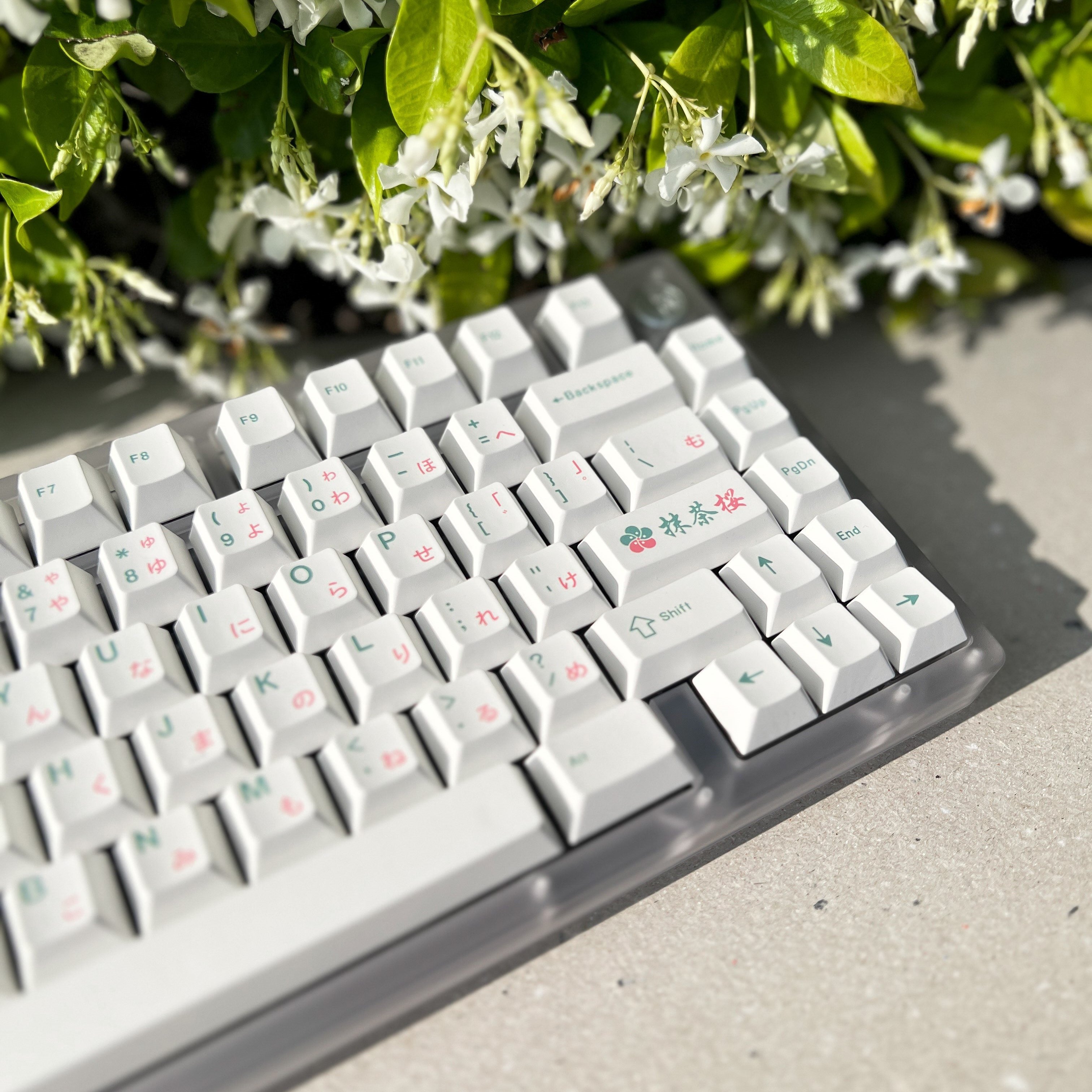 XMI Matcha Sakura Keycaps