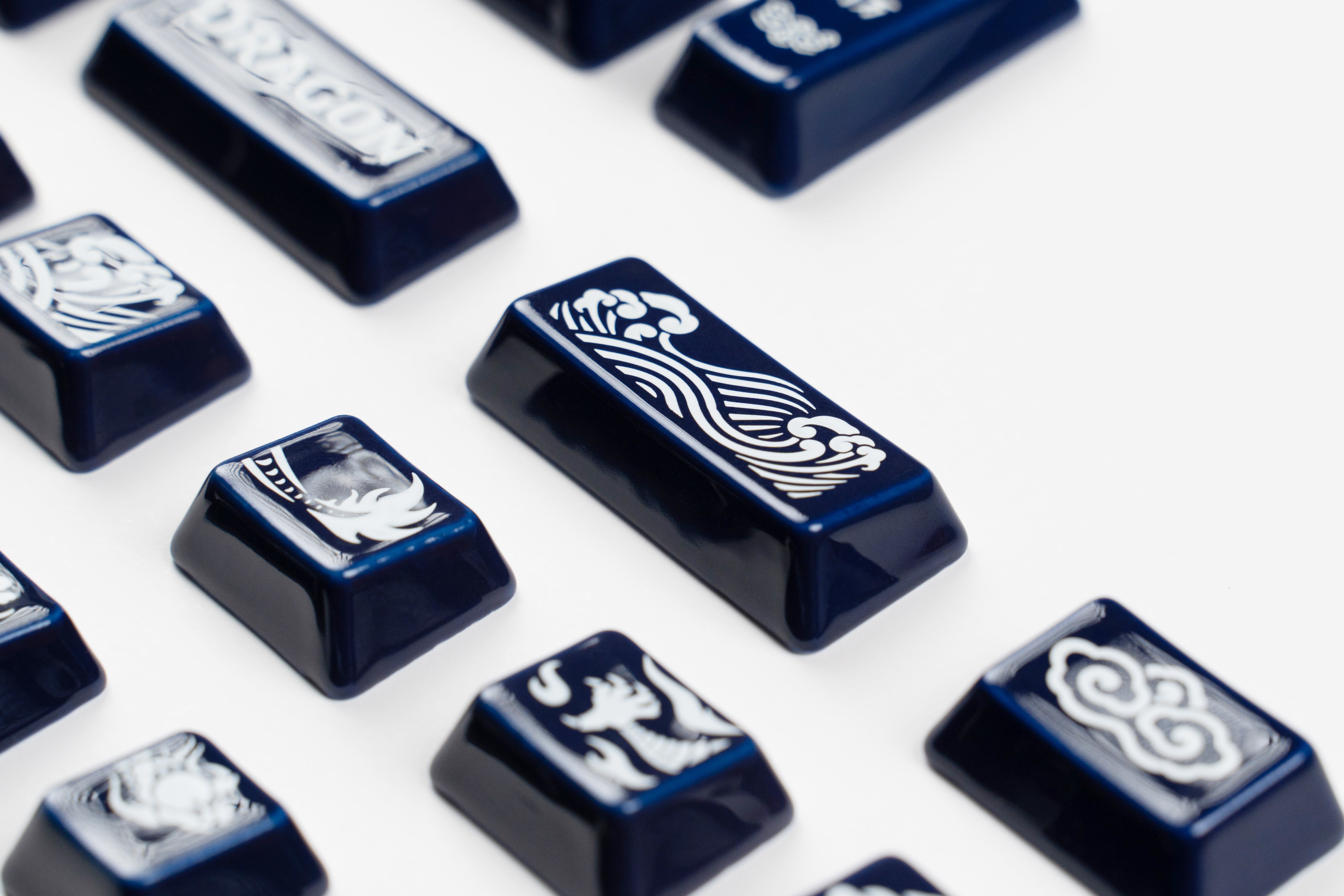 Cerakey Dragon Novelty Ceramic Keycap Set - Pre-Order