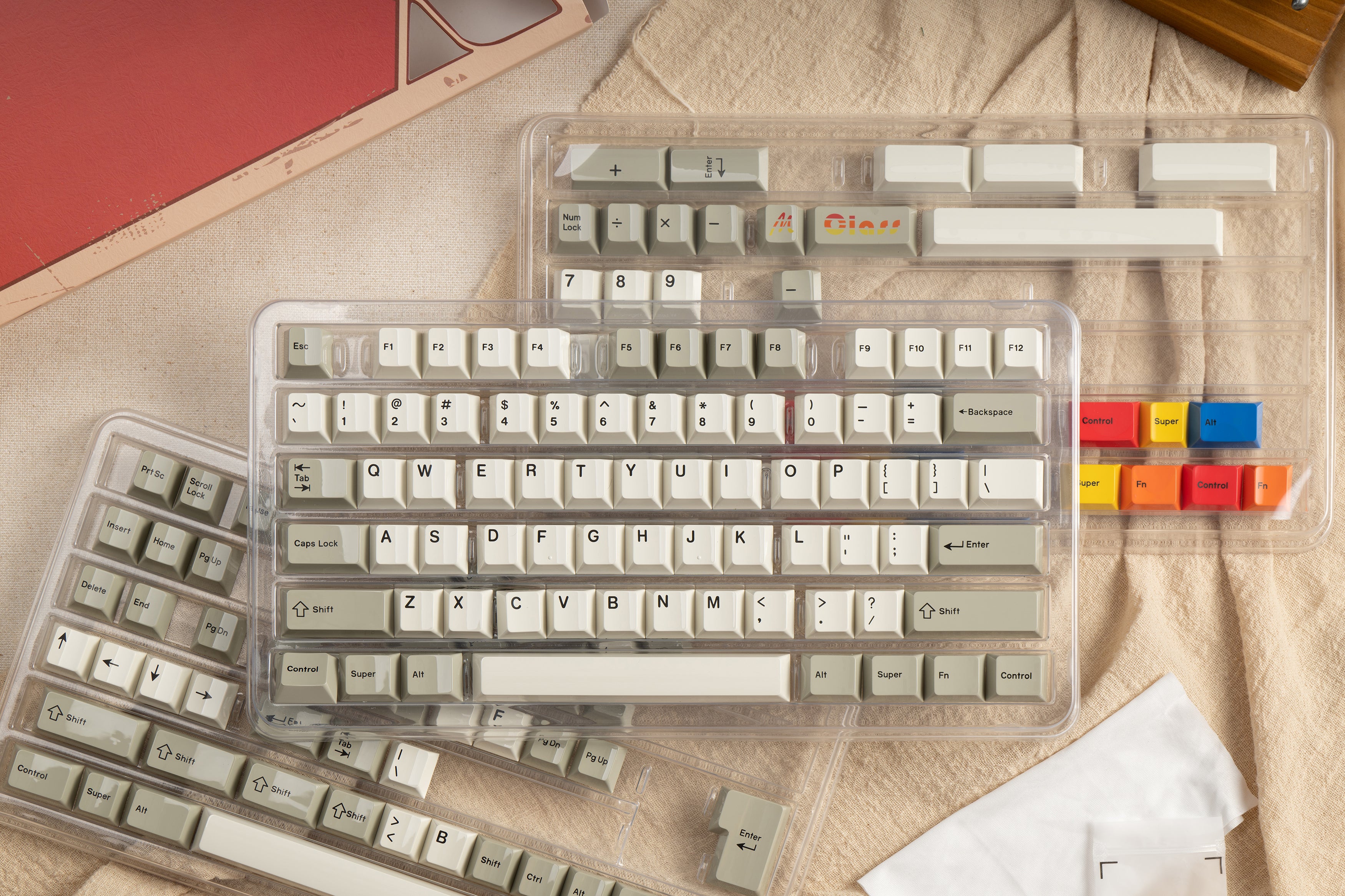 Glazed Beige Keycaps Sets - Pre-Order