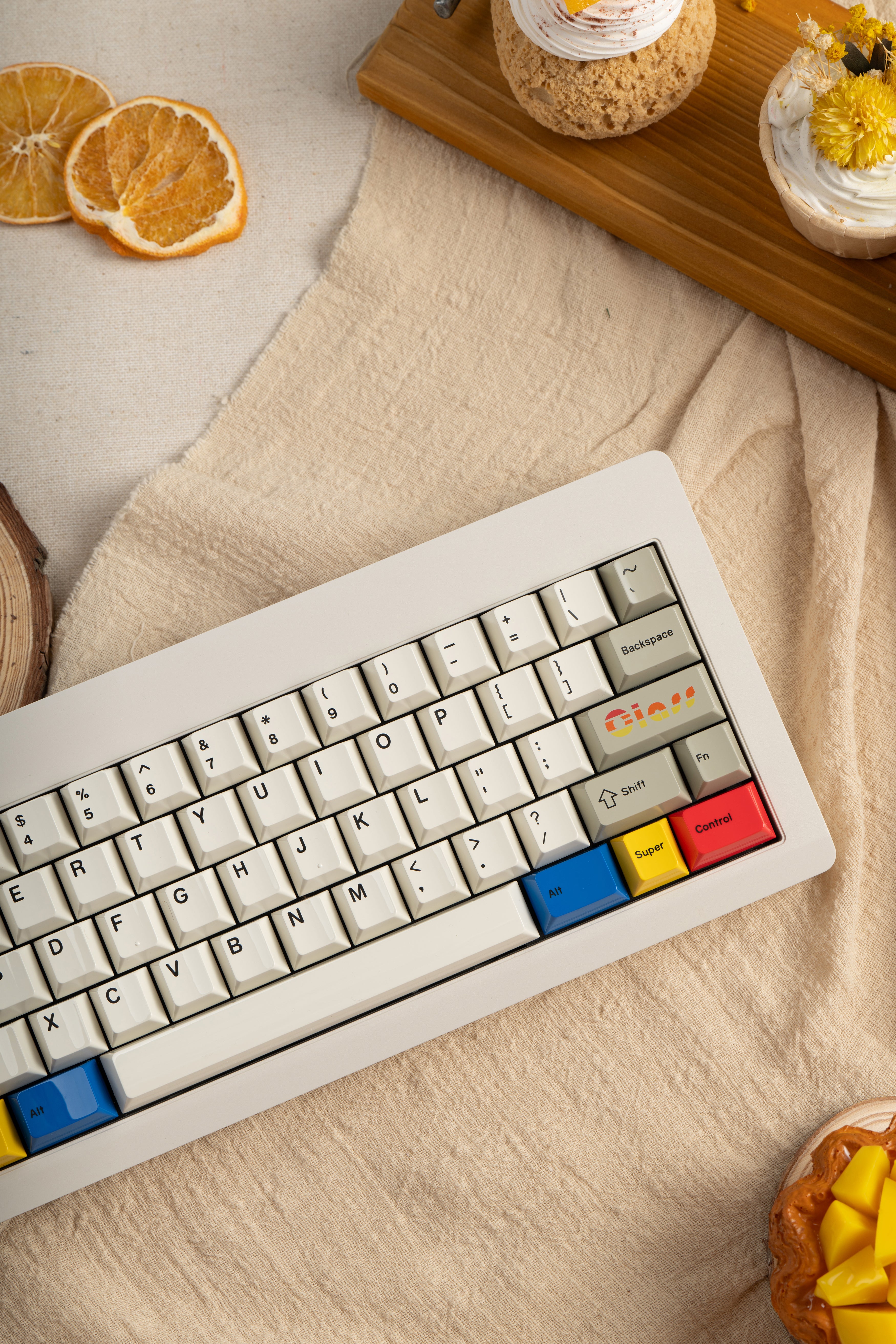 Glazed Beige Keycaps Sets - Group-Buy