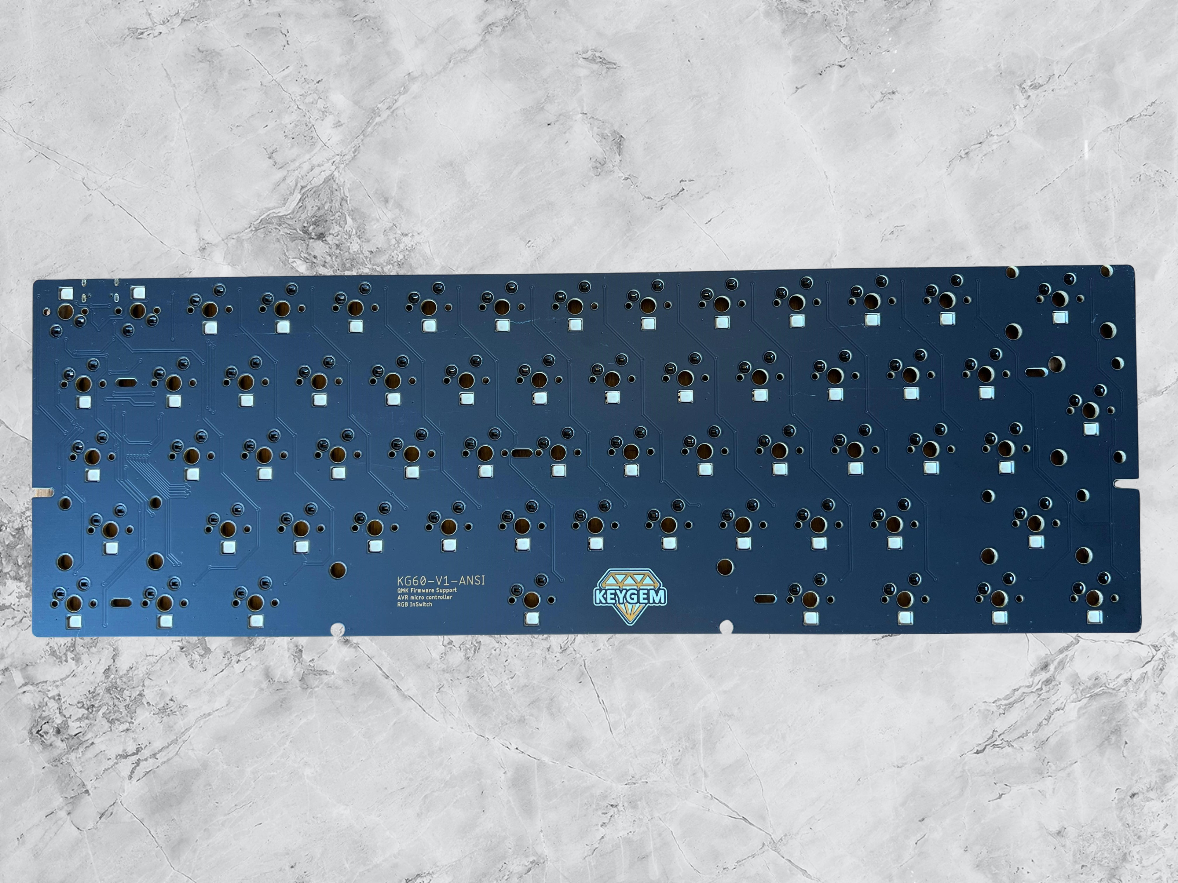 KEYGEM 60% ANSI PCB with ISO Enter