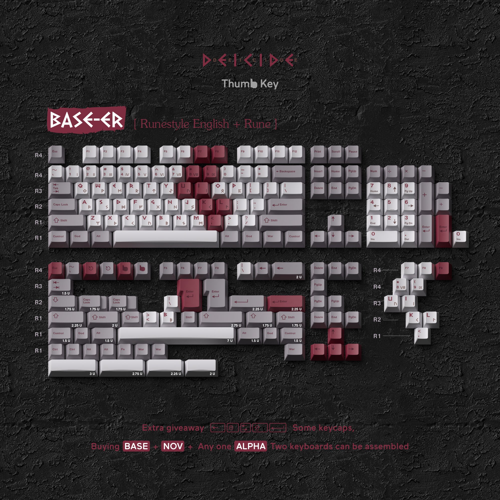 DMK Deicide Keycaps - Group-Buy