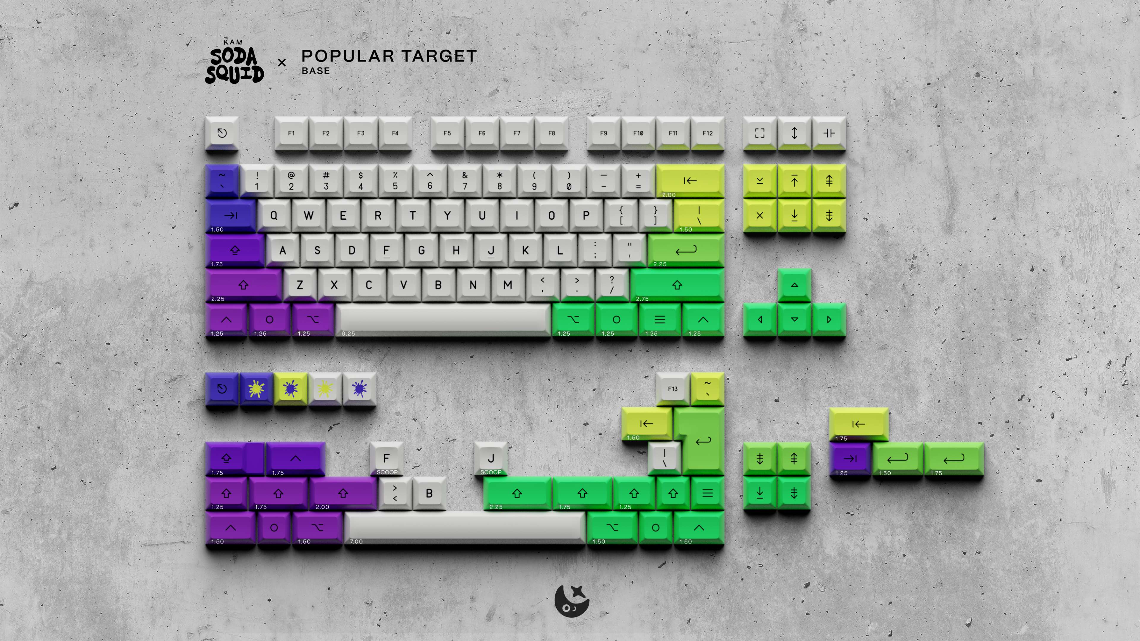 KAM Soda Squid Keycaps - Pre-Order