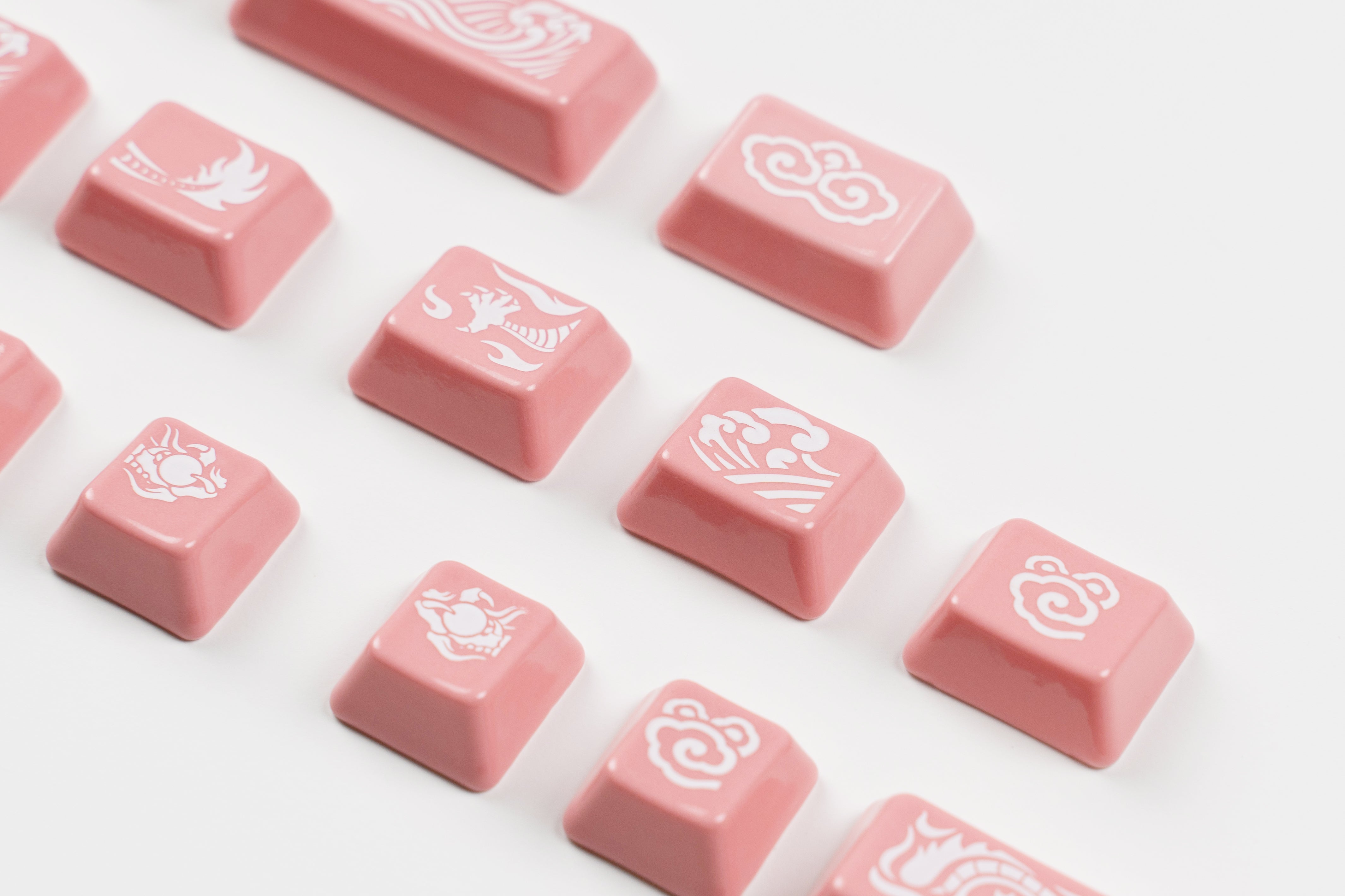 Cerakey Dragon Novelty Ceramic Keycap Set - Pre-Order