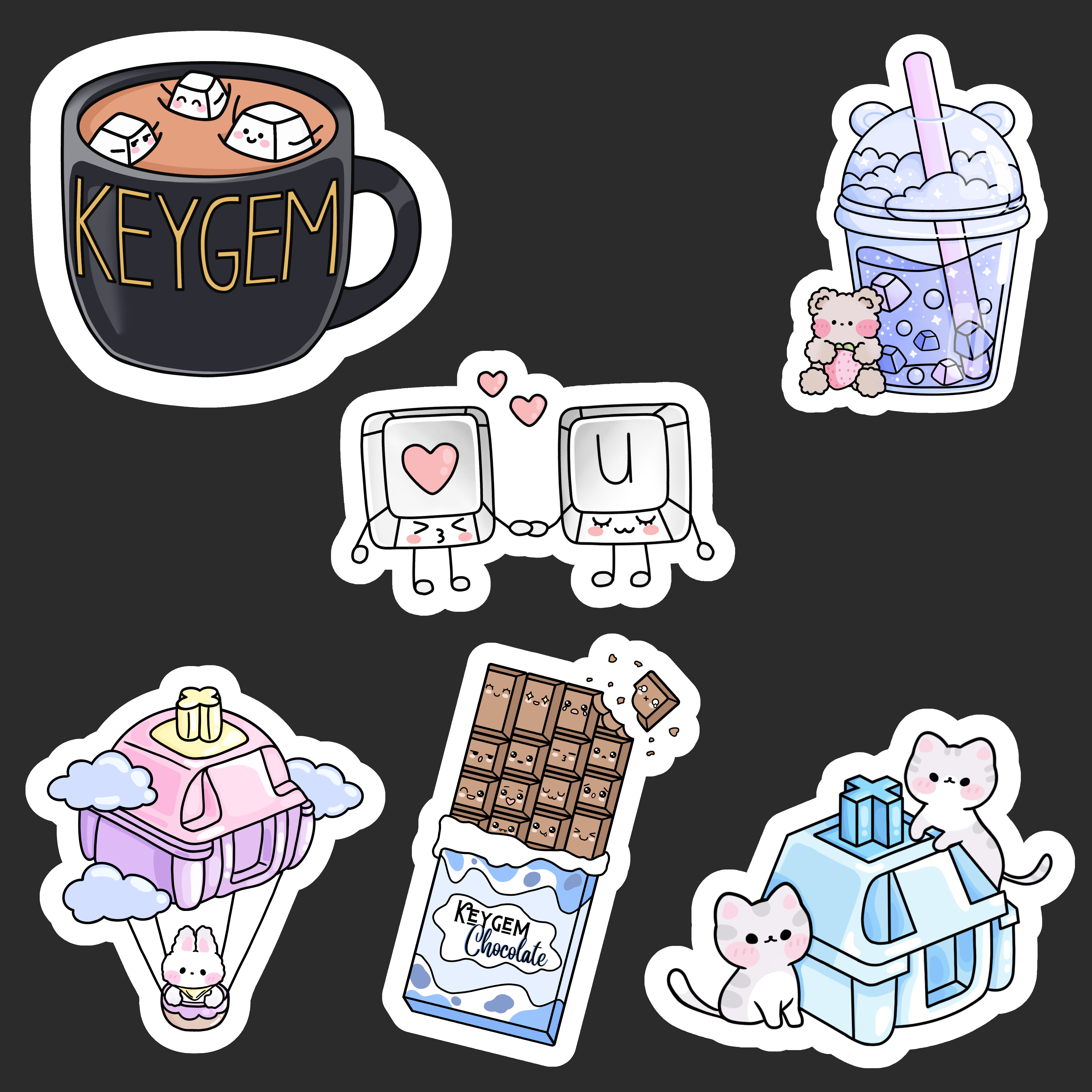 KEYGEM Sticker Pack