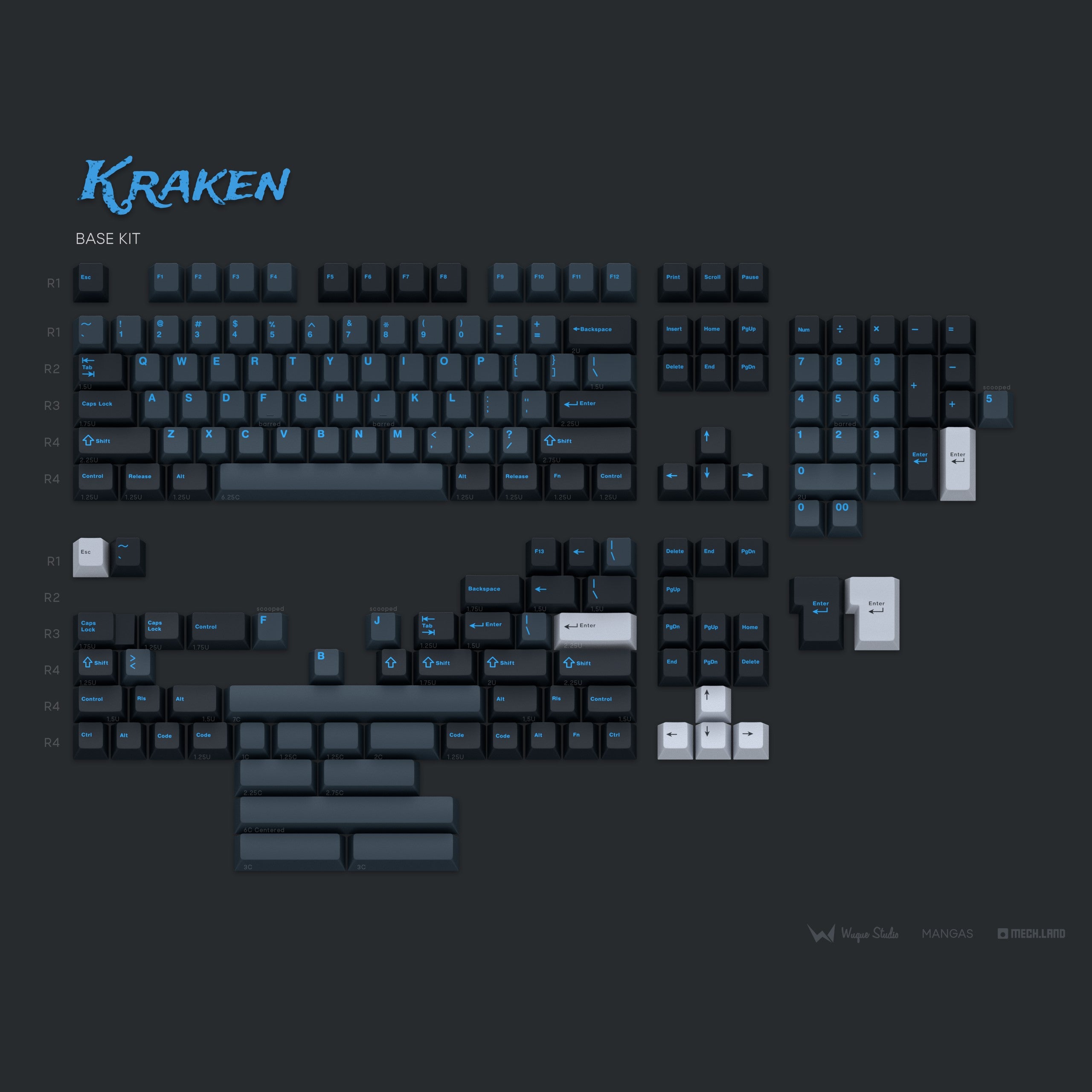 Group-Buy WS Kraken Keycaps