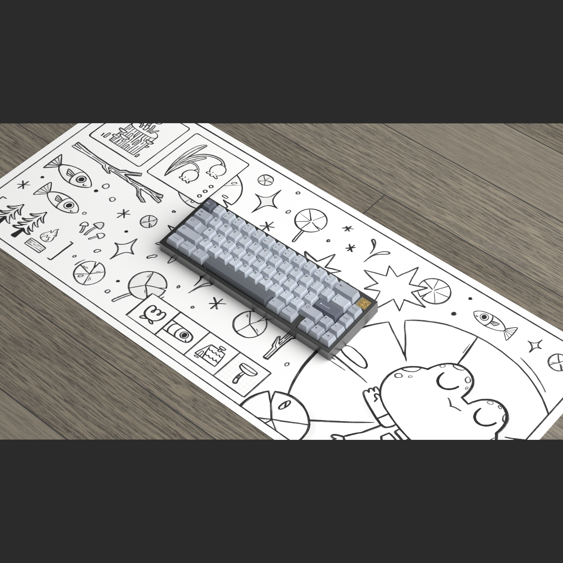 Swamp Frog Deskmat Group-Buy