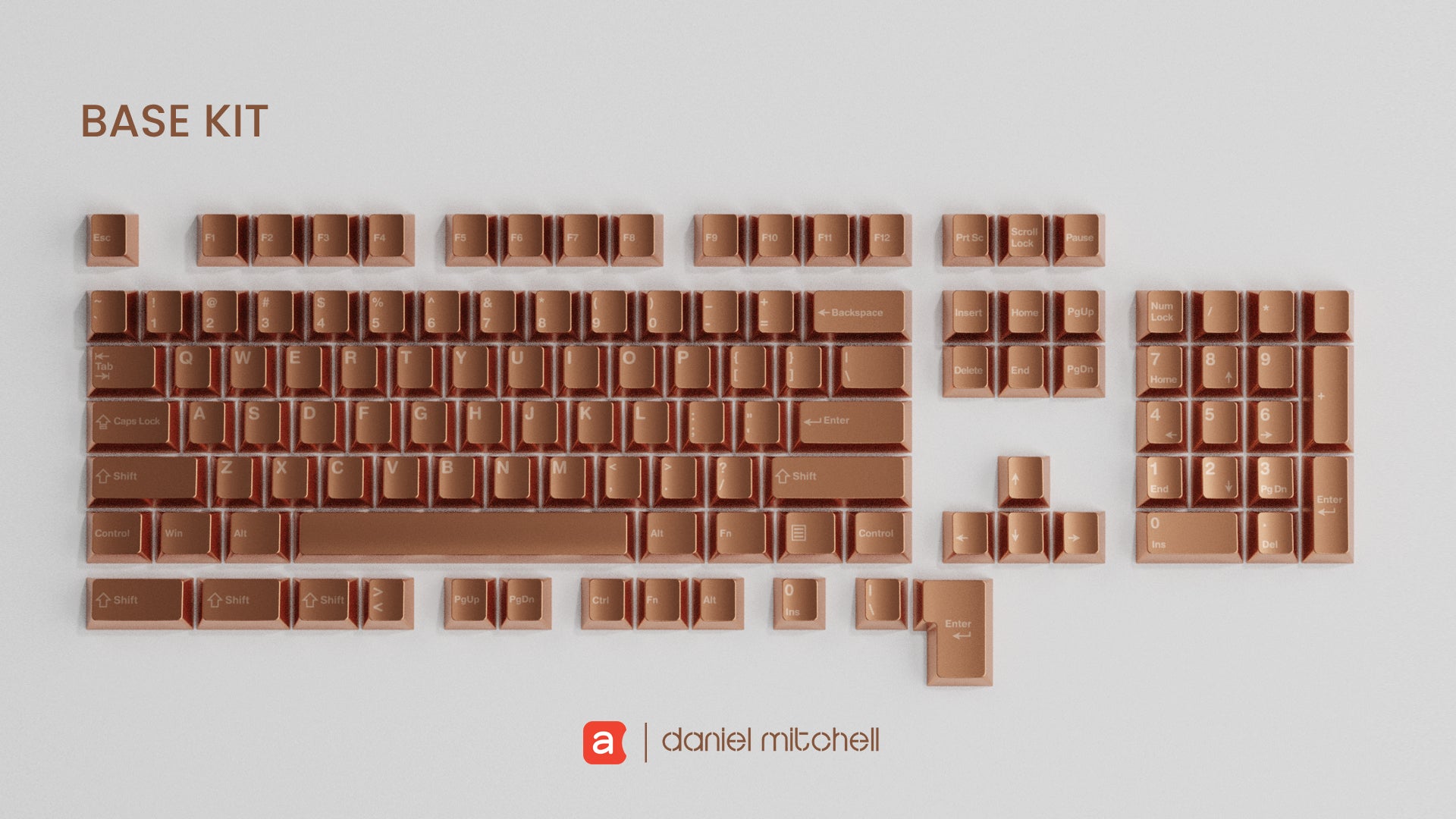 Awekeys Copper Eagle Full Metal Keycaps Set - Group-Buy