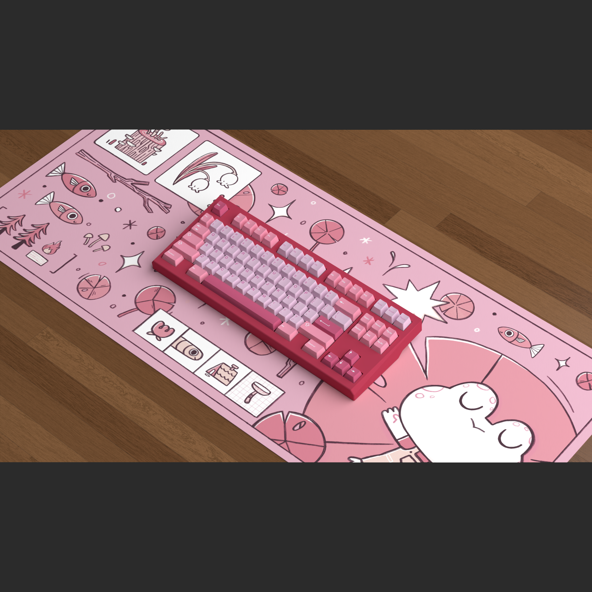 Swamp Frog Deskmat Group-Buy