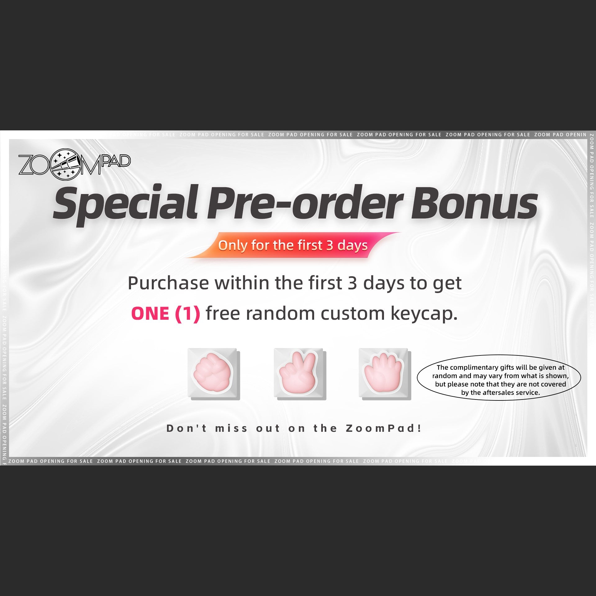 ZoomPad Special Edition - Anodized Black - Group-Buy