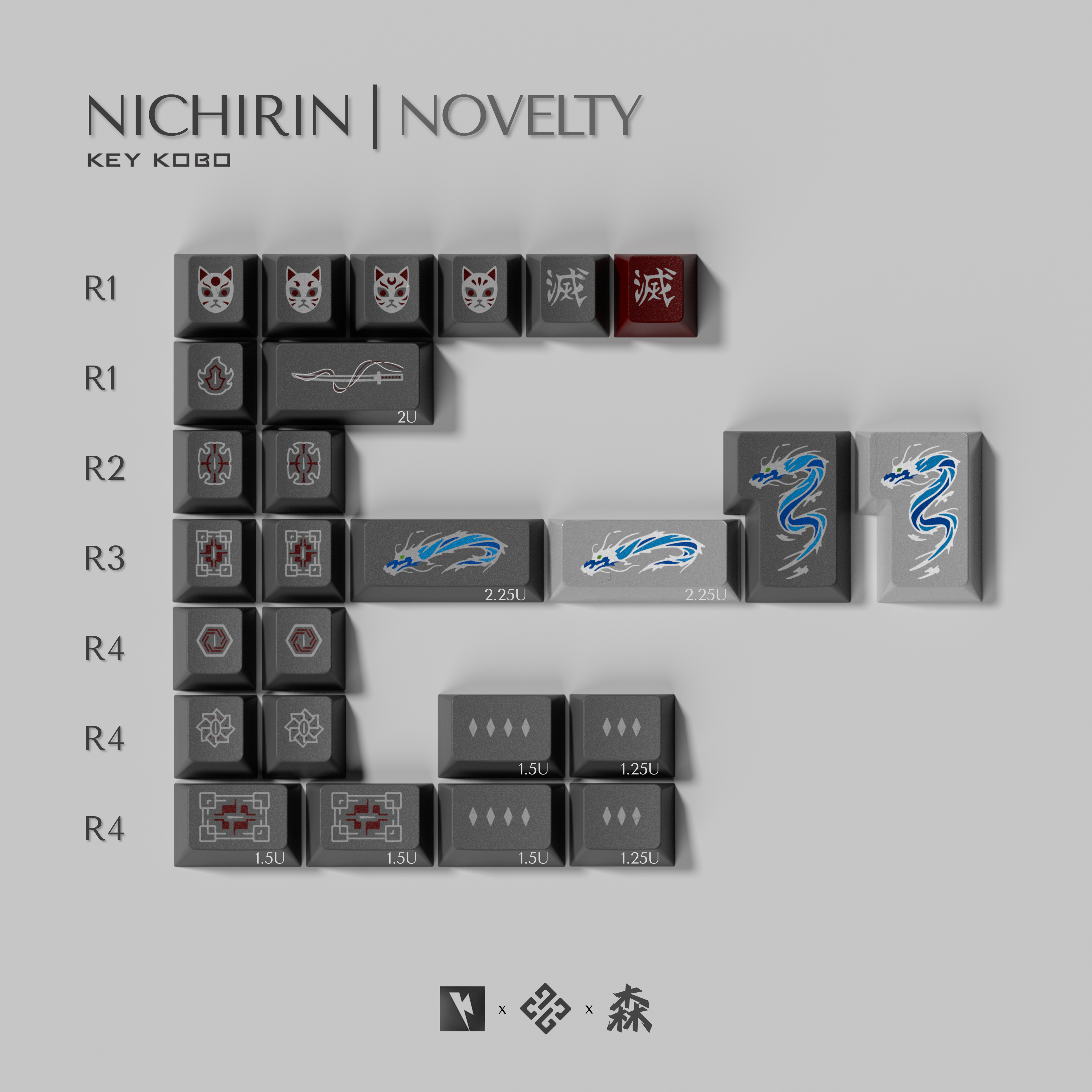 KKB Nichirin Keycaps - Group-Buy