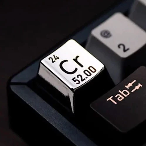 Periodic Table Metal Keycaps by Awekeys - Pre-Order