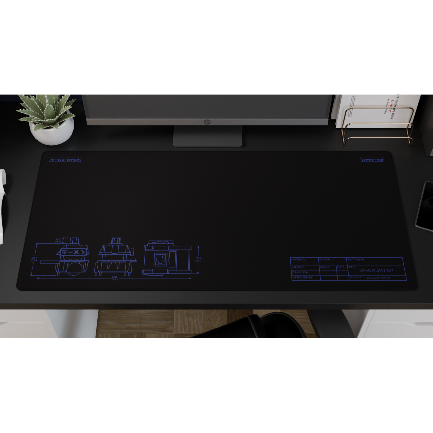 "RamenSwitch V2" Deskmat