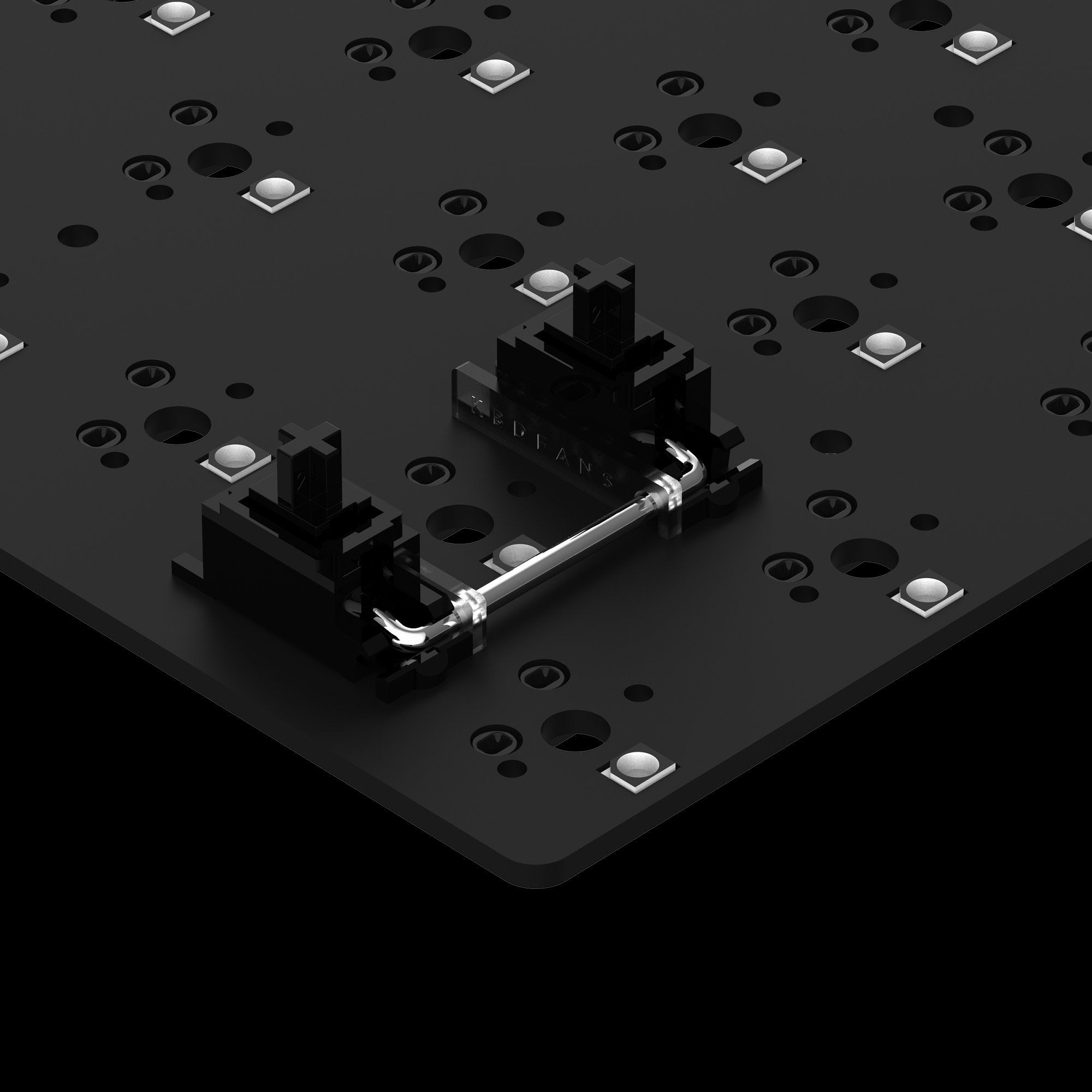 PCB Mount Stabilizer Support by KBDfans