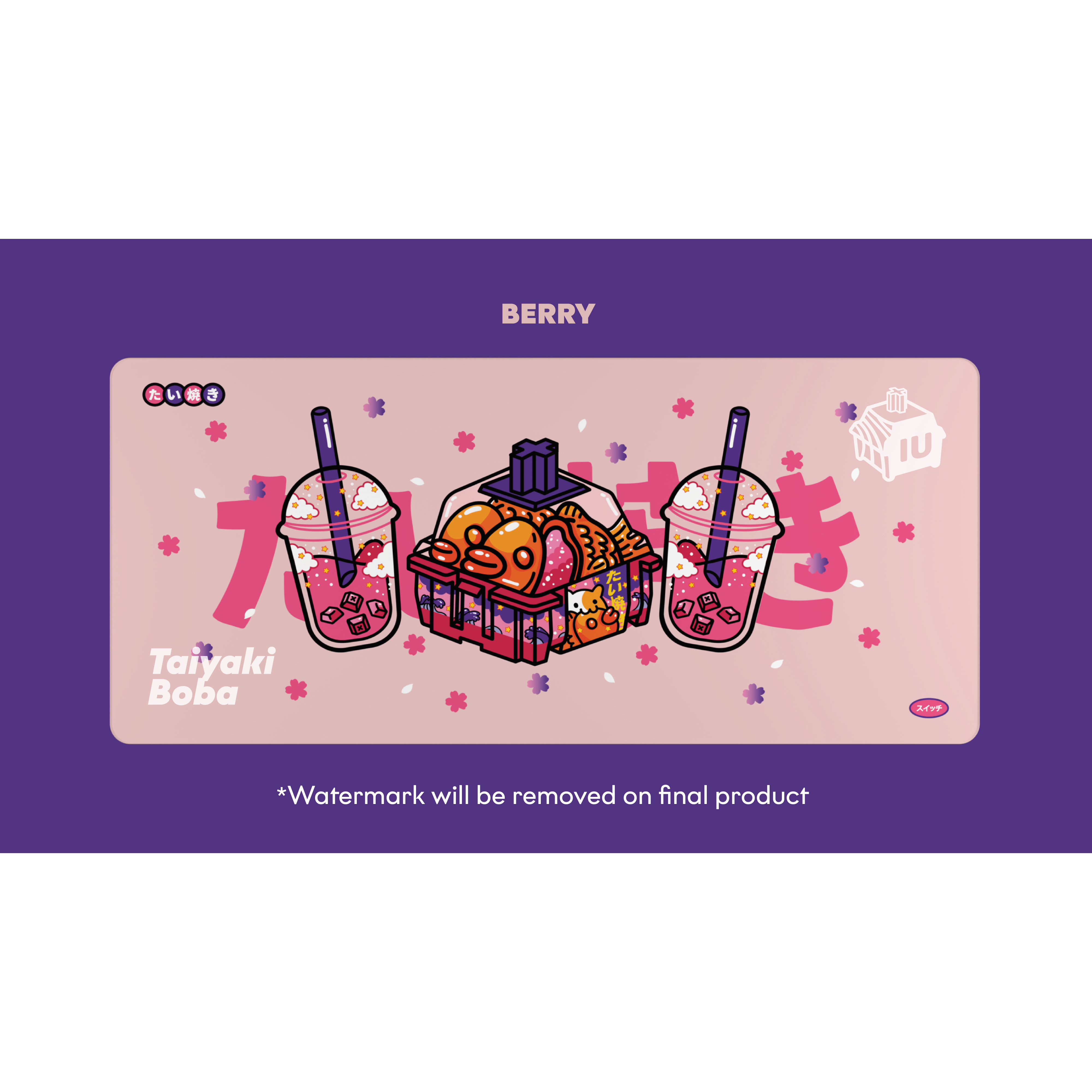 Deskmat "Taiyaki Boba"
