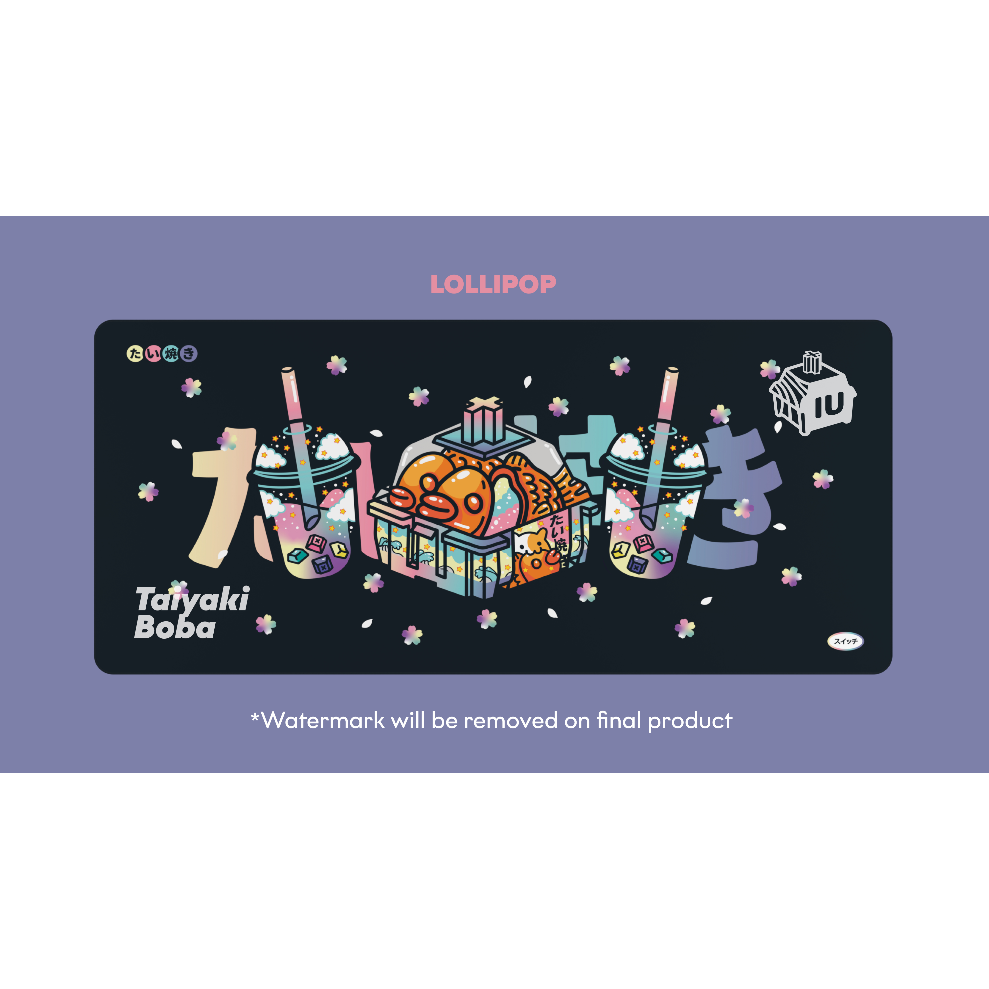 Deskmat "Taiyaki Boba"