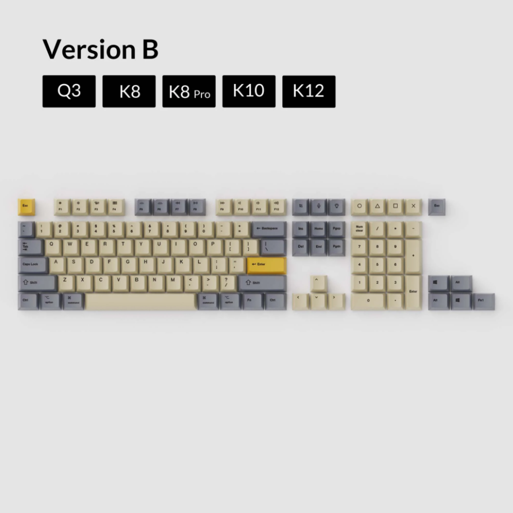 Keychron PBT Keycap Sets - ANSI