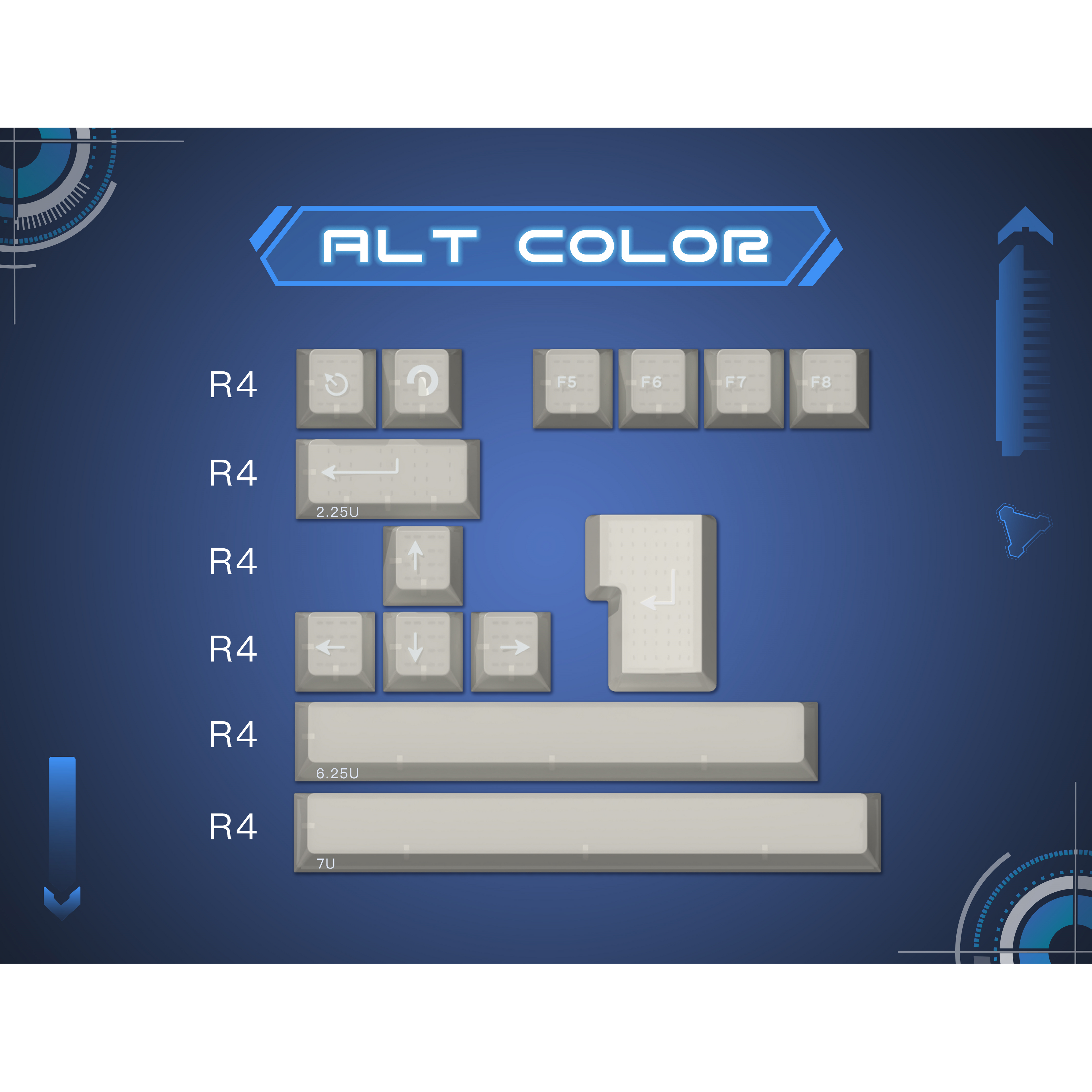 Zero-G Studio X DMK ABS Keycaps "THIRD SPACE"